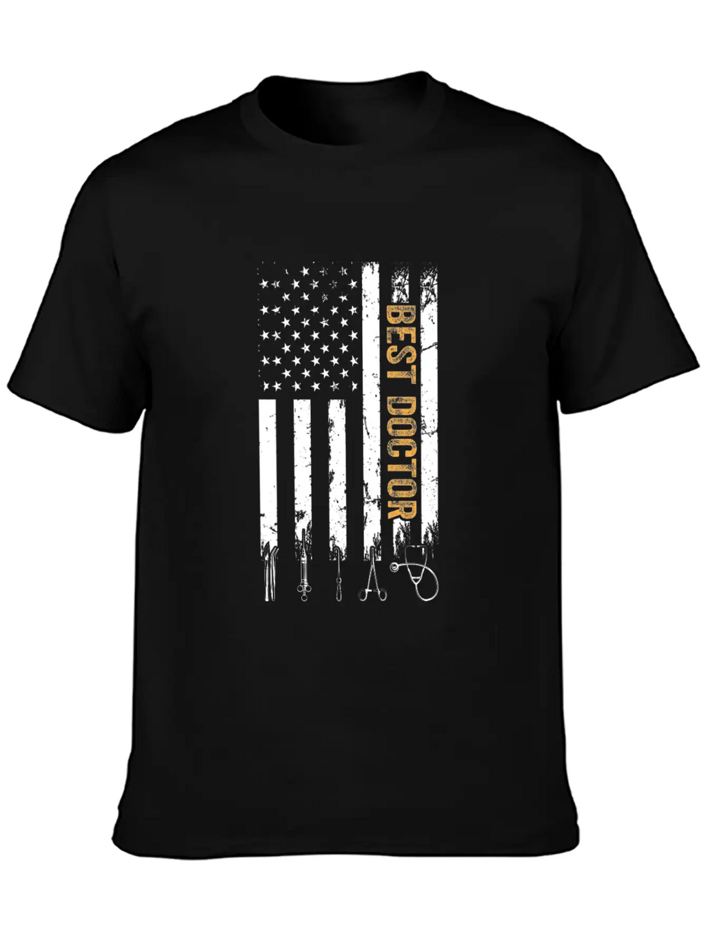 Best Doctor US Flag Doctor Classic Cotton Tee – Unisex Comfort For Any Season