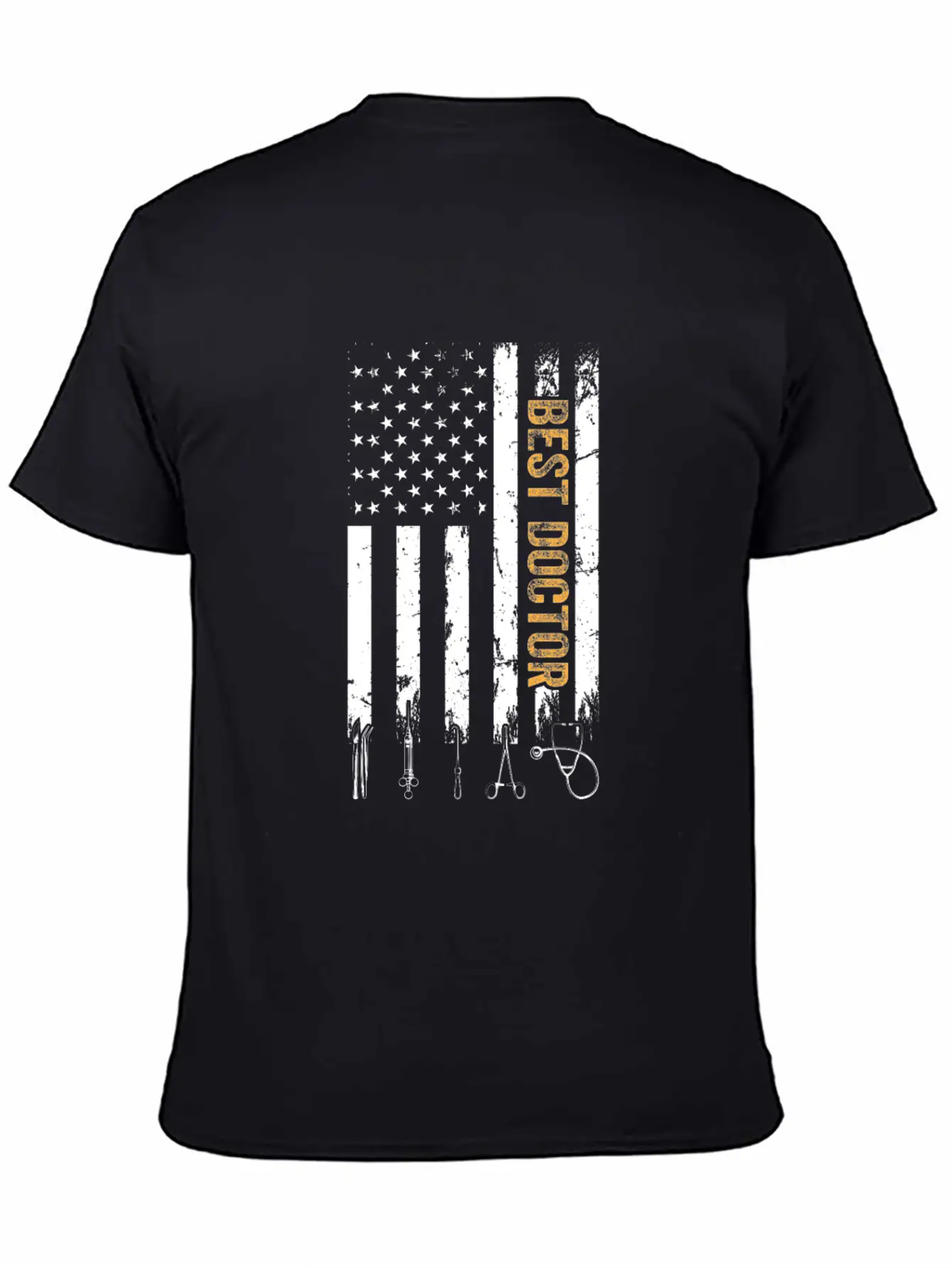 Best Doctor US Flag Doctor Classic Cotton Tee – Unisex Comfort For Any Season
