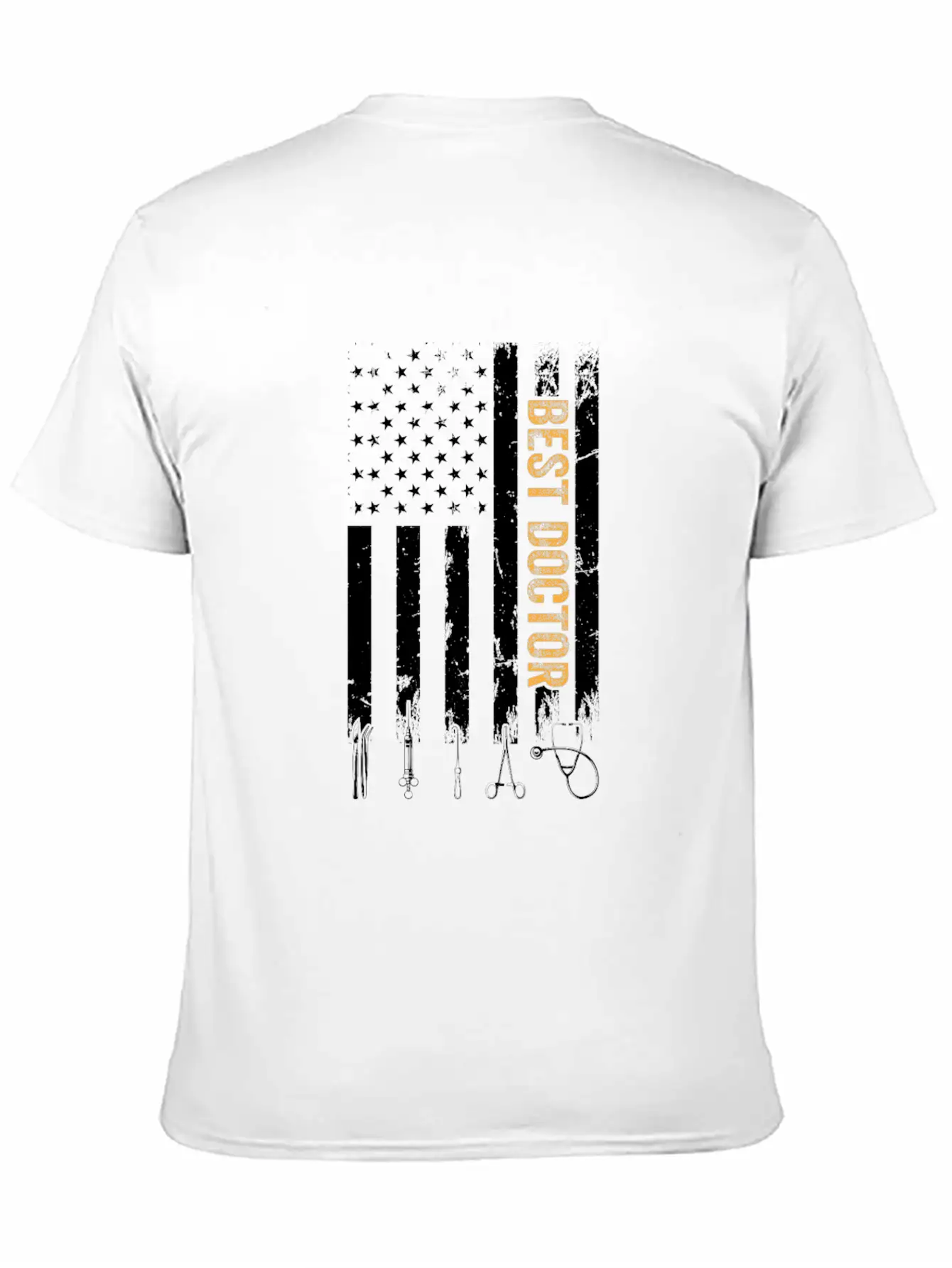 Best Doctor US Flag Doctor Classic Cotton Tee – Unisex Comfort For Any Season