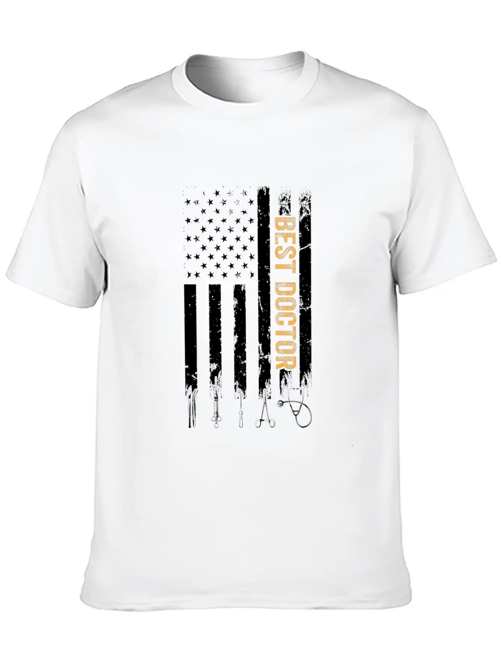 Best Doctor US Flag Doctor Classic Cotton Tee – Unisex Comfort For Any Season