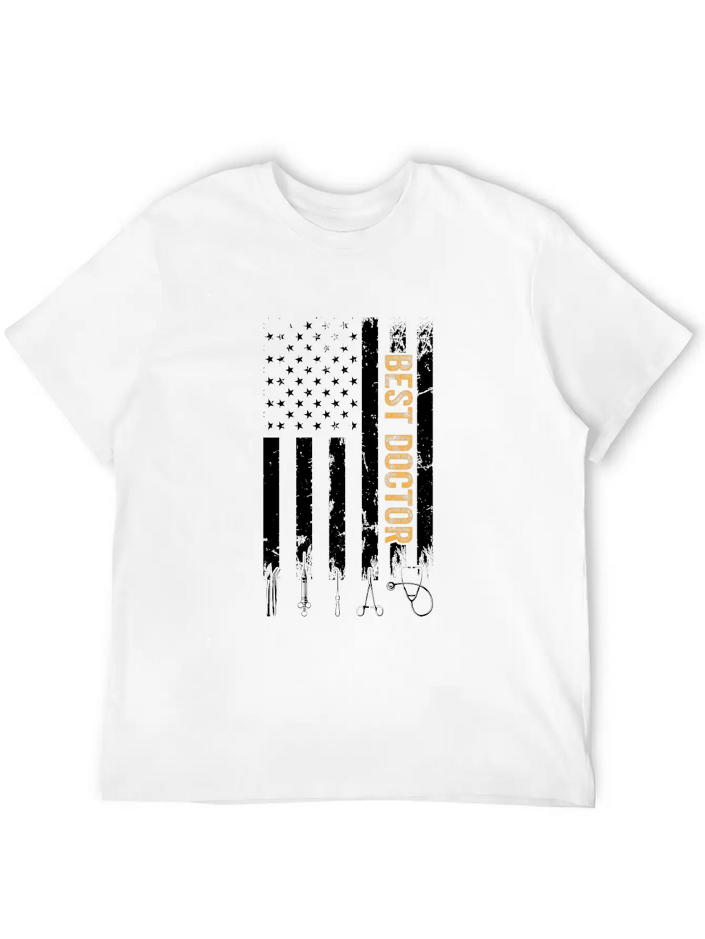 Best Doctor US Flag Doctor Classic Cotton Tee – Unisex Comfort For Any Season
