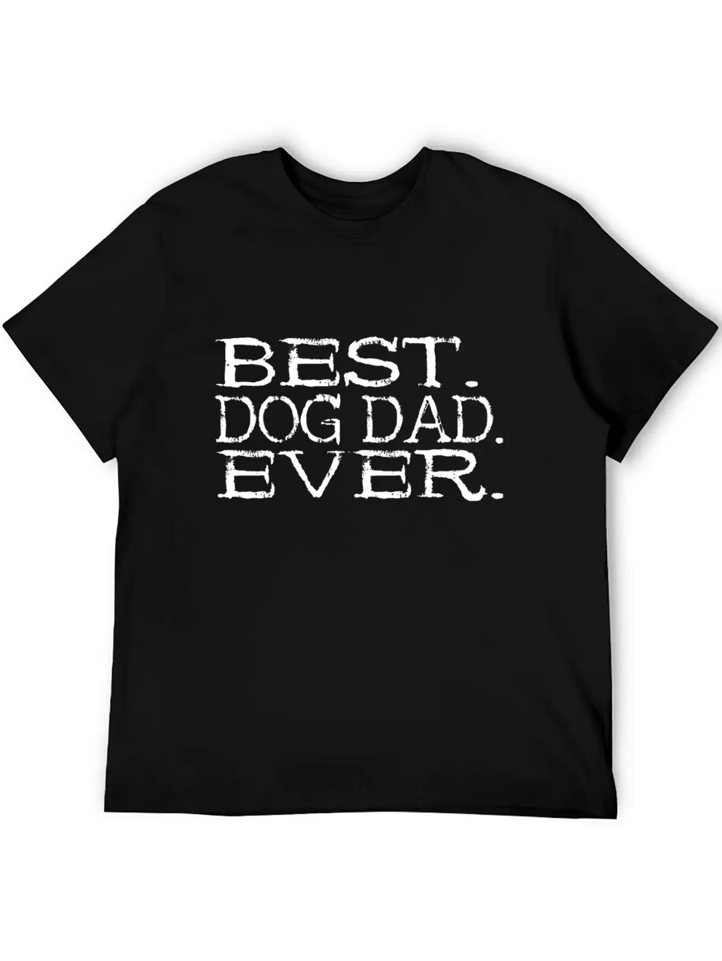 Best Dog Dad Ever - Dog Cute Wolf Gift Breathable Soft Cotton T-Shirt – Timeless Casual Look