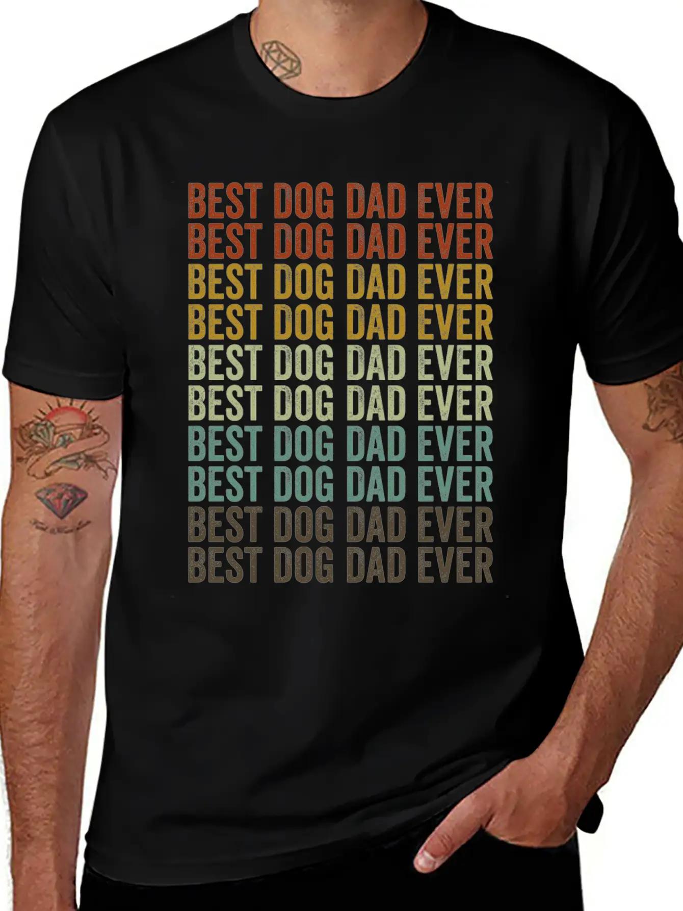 Best Dog Dad Ever Siberian Husky Dog Dog Lover Dad Classic Cotton Tee – Unisex Comfort For Any Season