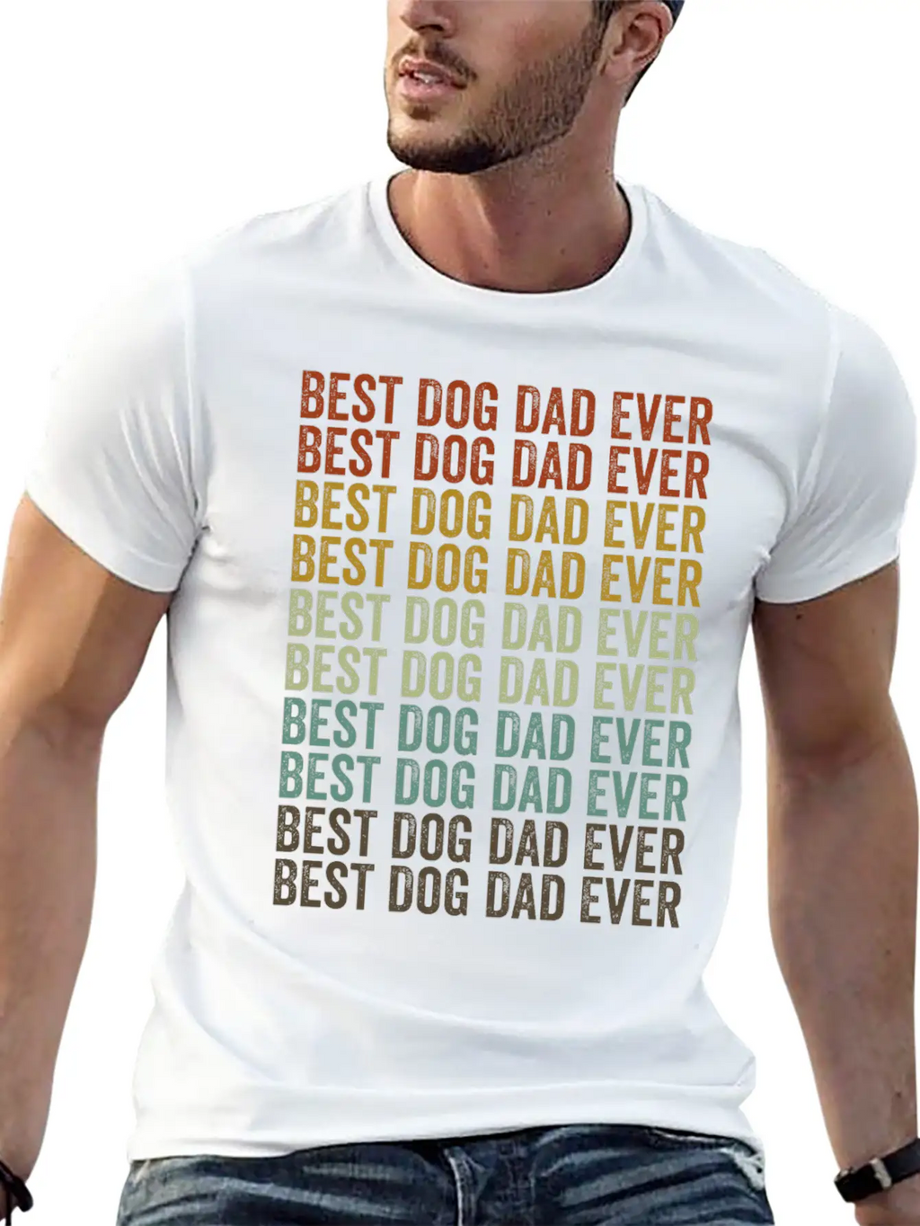 Best Dog Dad Ever Siberian Husky Dog Dog Lover Dad Classic Cotton Tee – Unisex Comfort For Any Season