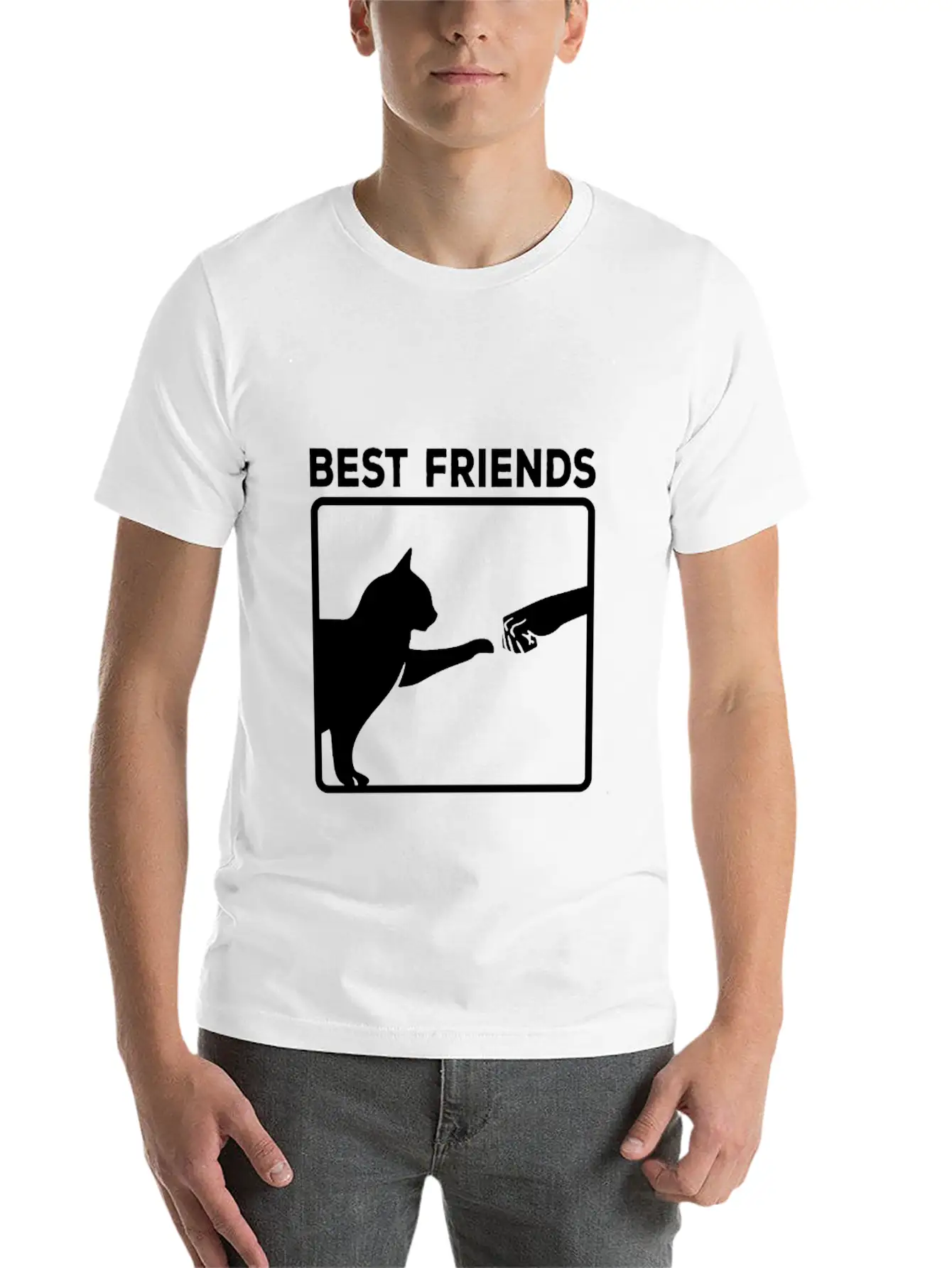 Best Friends For Life Cat Cat Lover Kitten Classic Cotton Tee – Unisex Comfort For Any Season