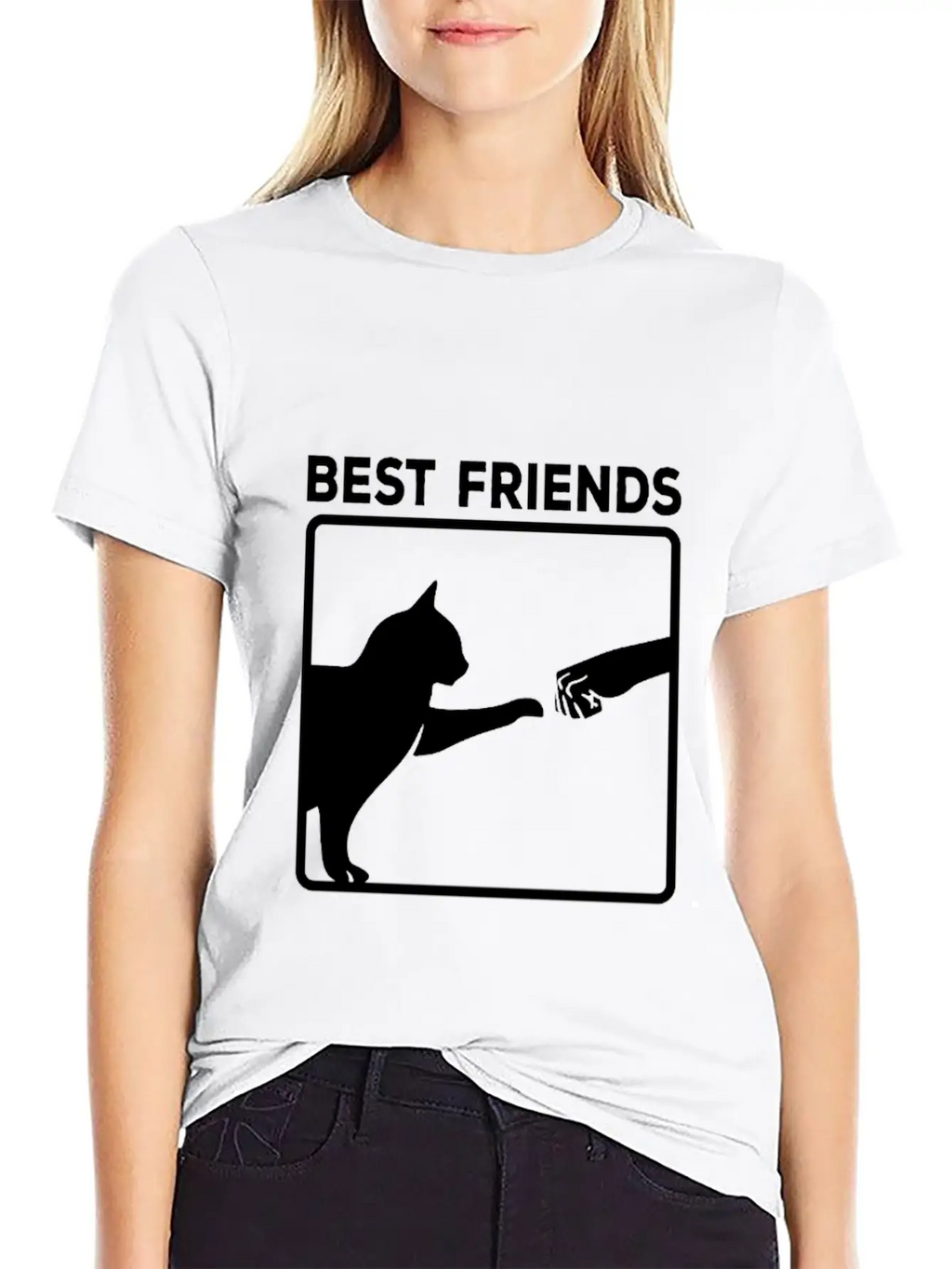 Best Friends For Life Cat Cat Lover Kitten Classic Cotton Tee – Unisex Comfort For Any Season