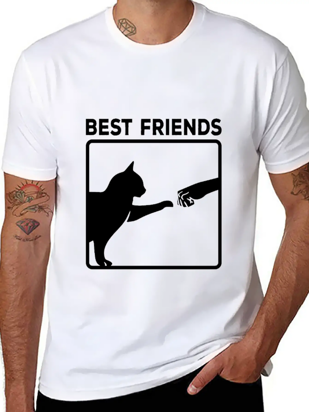 Best Friends For Life Cat Cat Lover Kitten Classic Cotton Tee – Unisex Comfort For Any Season