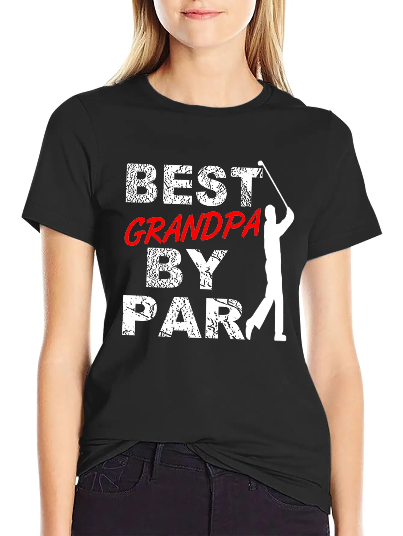 Best Grandpa By Par Funny Golf Gift For Golf Loving Grandfather Golfers Essential Cotton Tee For Daily Outfits – Unisex Style