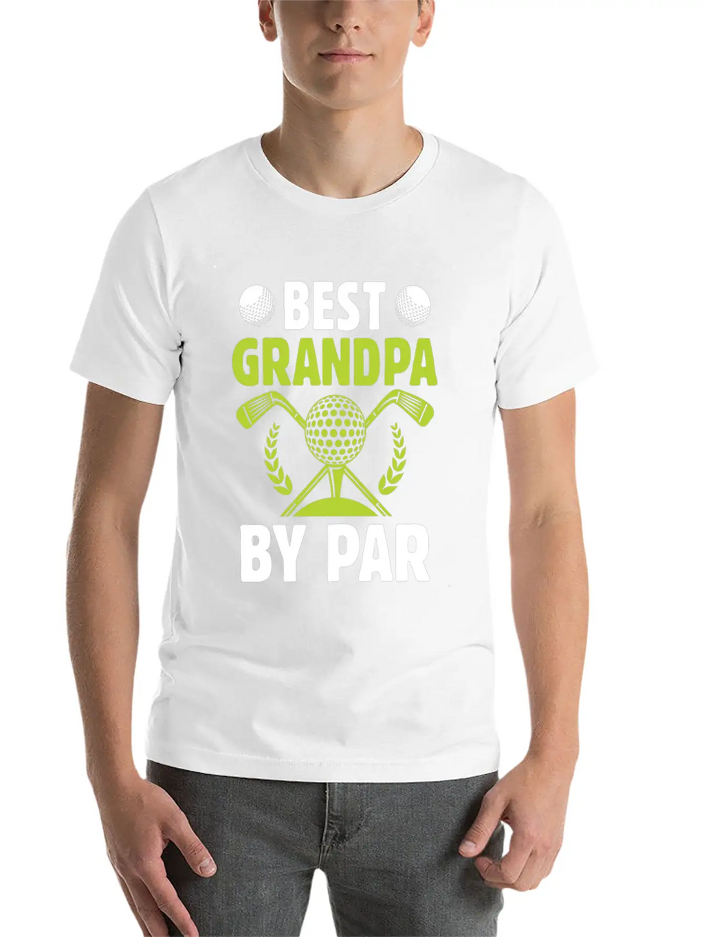 Best Grandpa By Par Sport Golfing Golfer Golf Basic Graphic T-Shirt – Daily Comfort In Soft Cotton