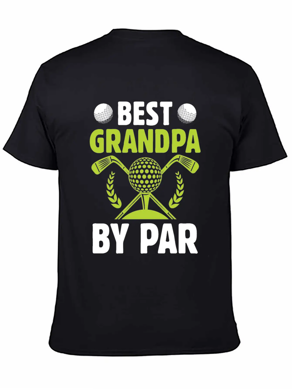 Best Grandpa By Par Sport Golfing Golfer Golf Basic Graphic T-Shirt – Daily Comfort In Soft Cotton