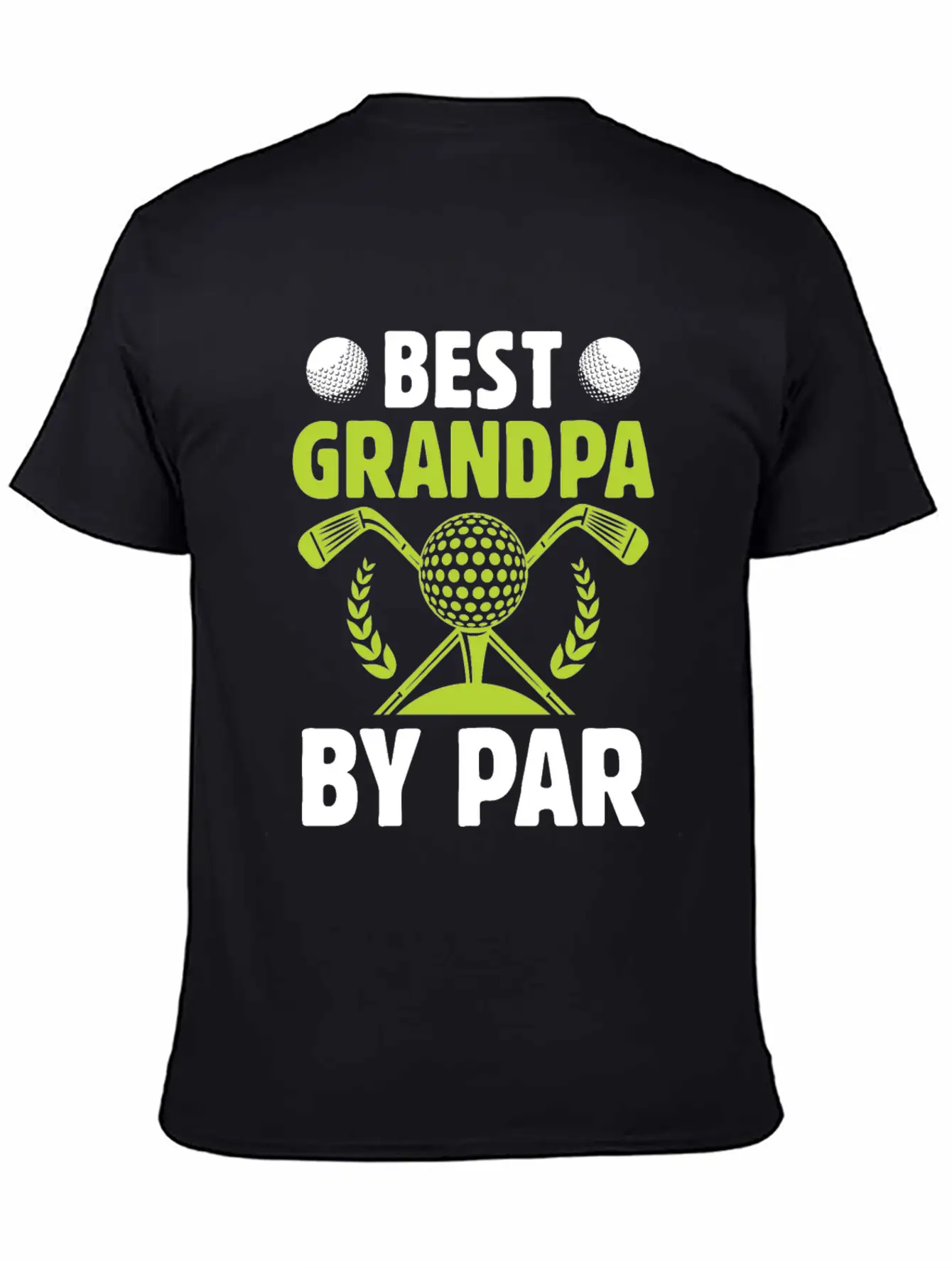 Best Grandpa By Par Sport Golfing Golfer Golf Basic Graphic T-Shirt – Daily Comfort In Soft Cotton