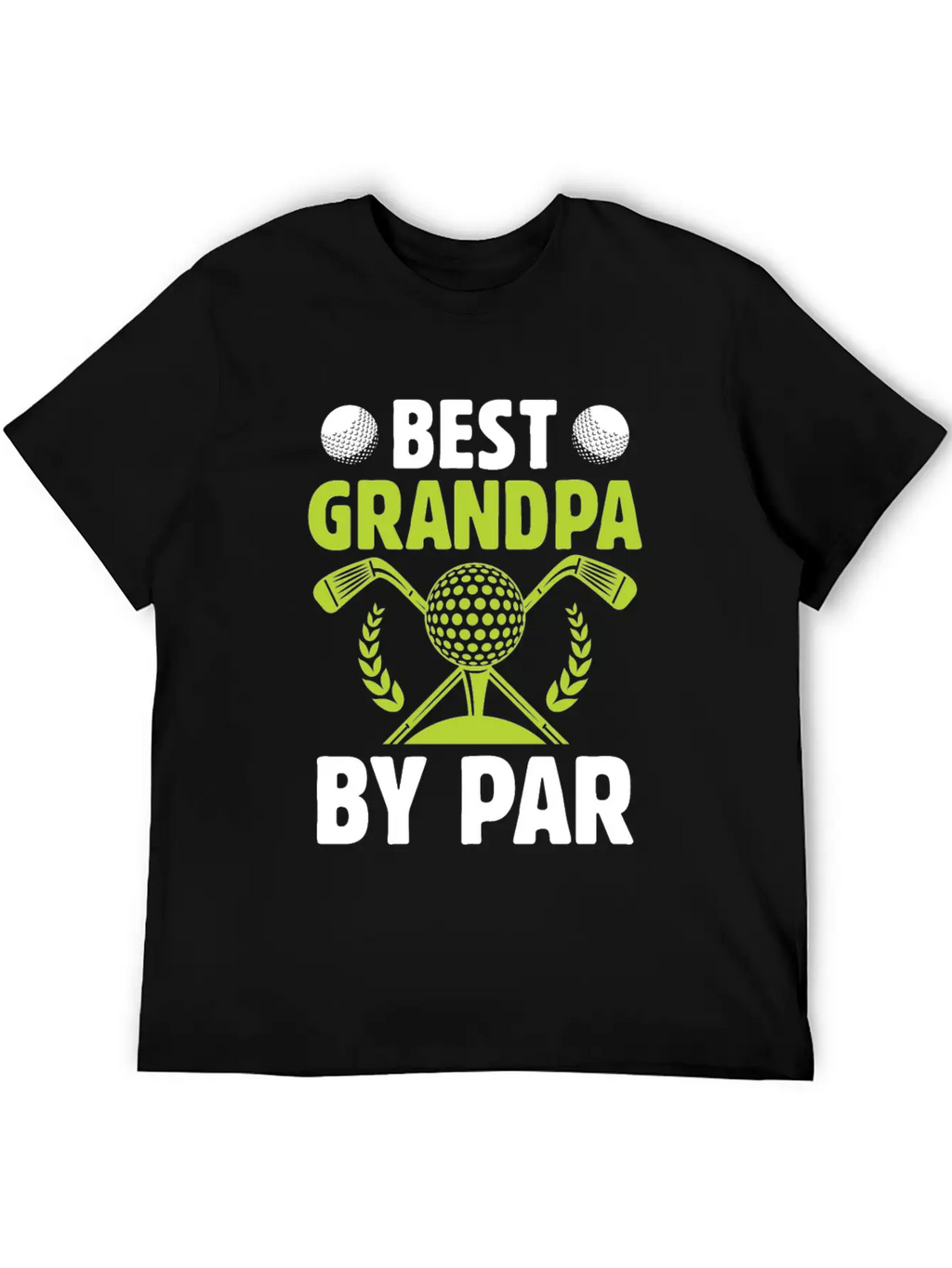 Best Grandpa By Par Sport Golfing Golfer Golf Basic Graphic T-Shirt – Daily Comfort In Soft Cotton