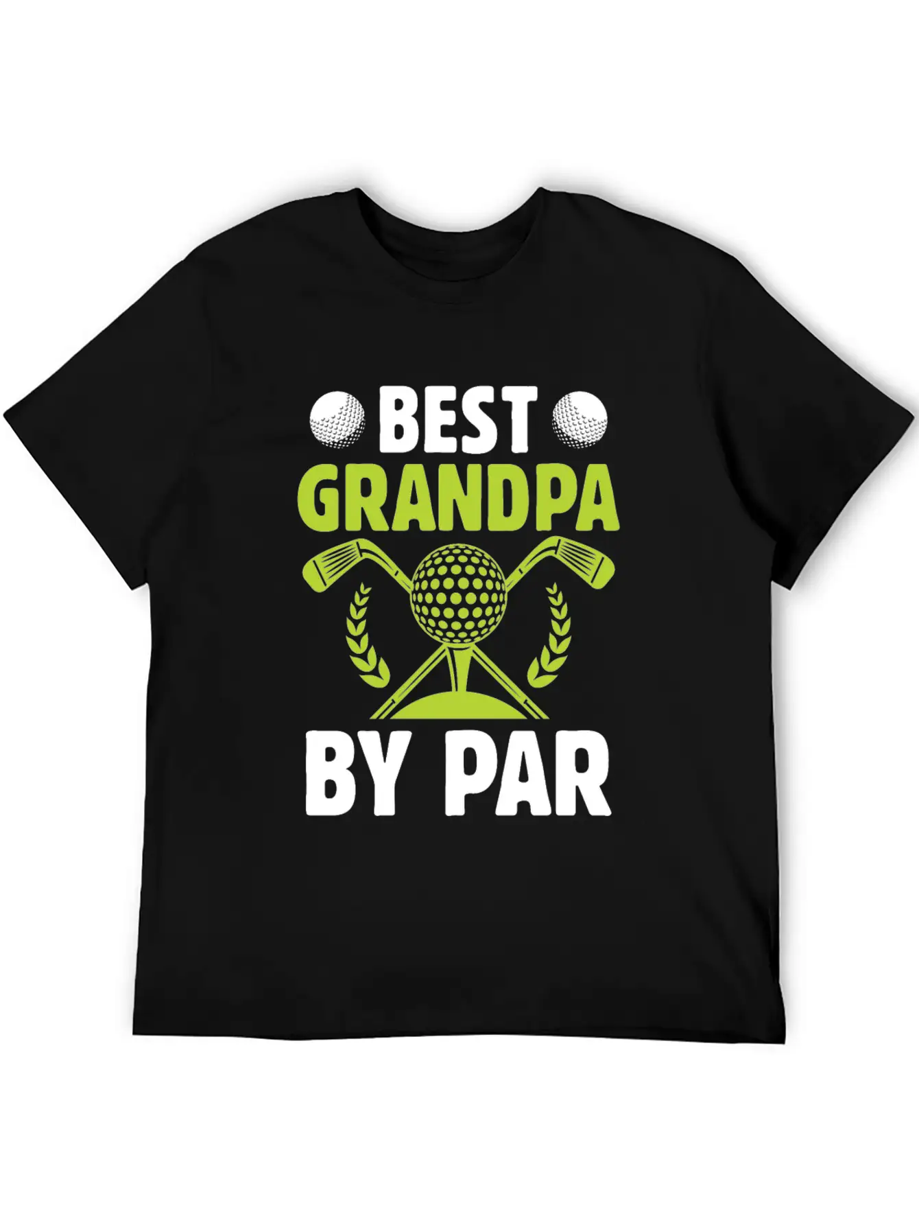 Best Grandpa By Par Sport Golfing Golfer Golf Basic Graphic T-Shirt – Daily Comfort In Soft Cotton