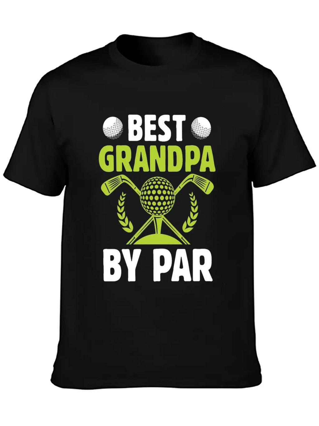 Best Grandpa By Par Sport Golfing Golfer Golf Basic Graphic T-Shirt – Daily Comfort In Soft Cotton