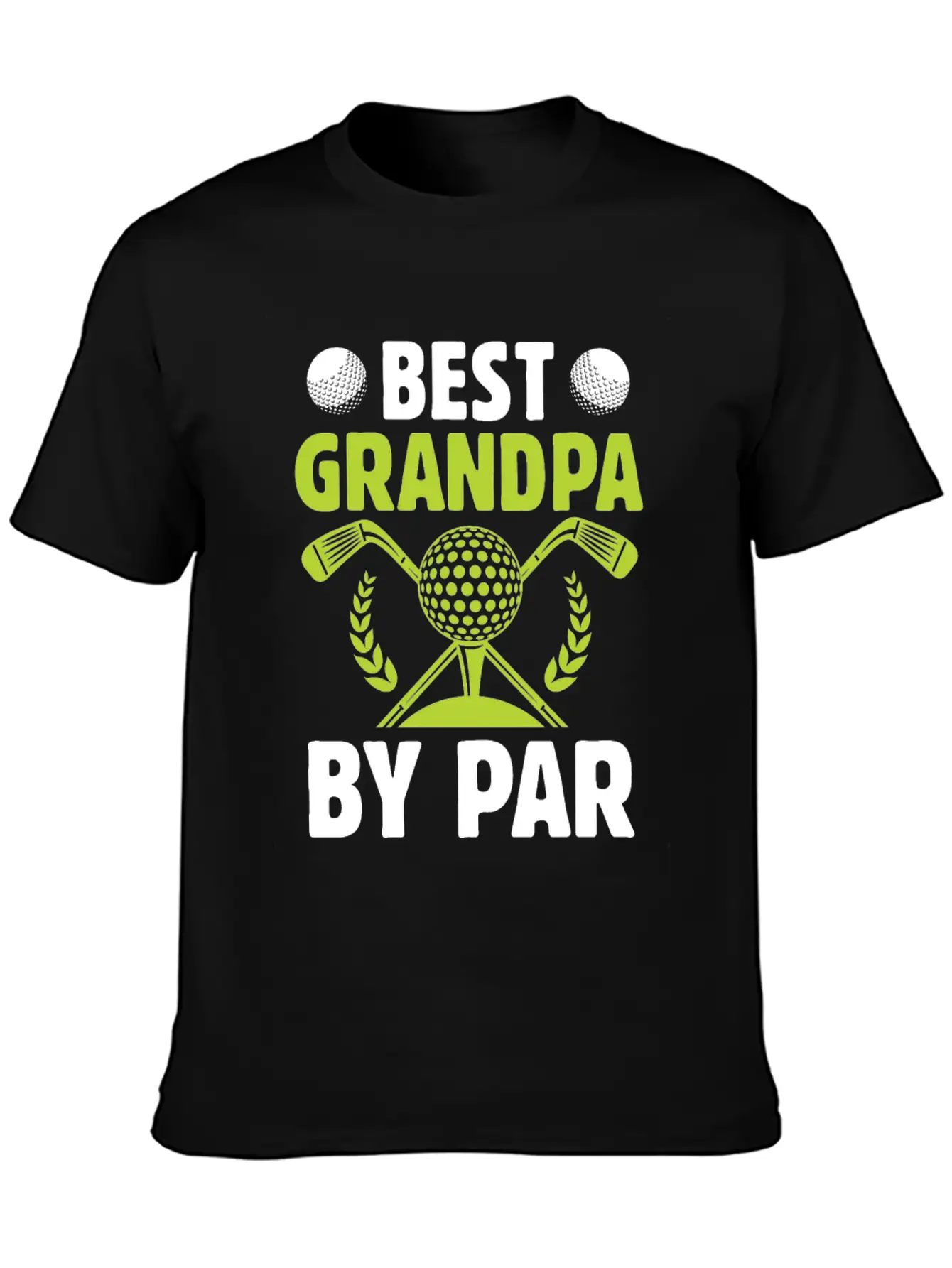 Best Grandpa By Par Sport Golfing Golfer Golf Basic Graphic T-Shirt – Daily Comfort In Soft Cotton