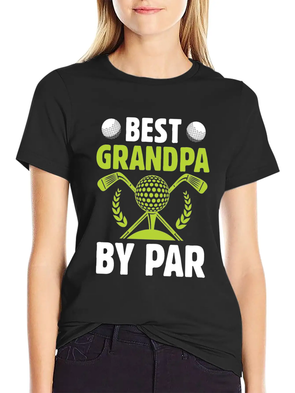 Best Grandpa By Par Sport Golfing Golfer Golf Basic Graphic T-Shirt – Daily Comfort In Soft Cotton
