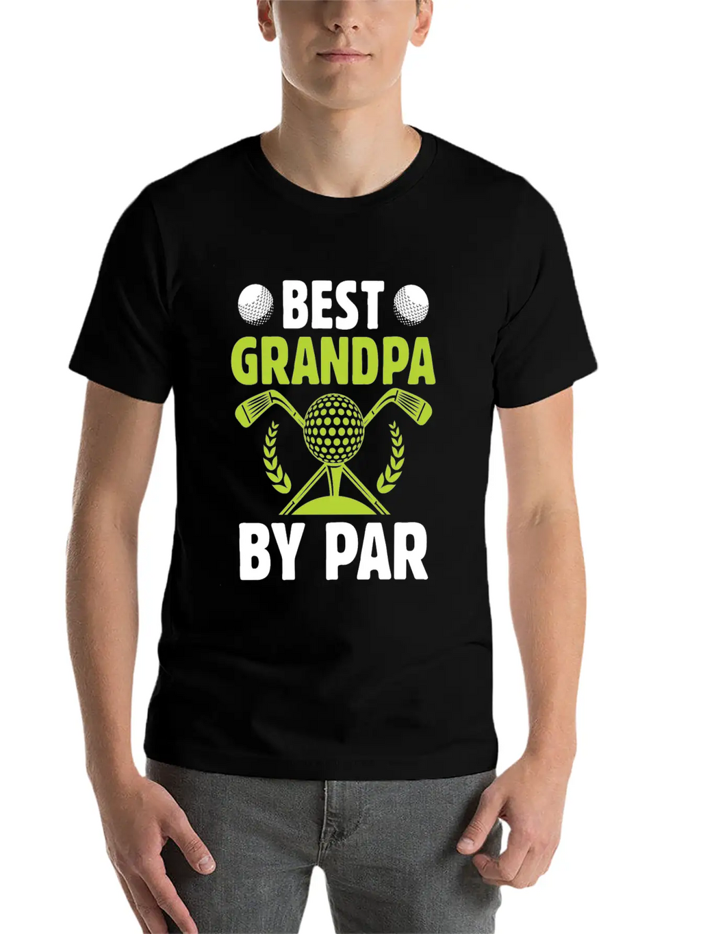 Best Grandpa By Par Sport Golfing Golfer Golf Basic Graphic T-Shirt – Daily Comfort In Soft Cotton