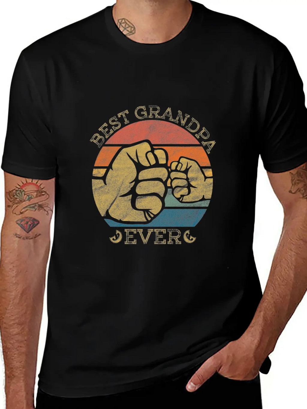 Best Grandpa Stylish Everyday T-Shirt – Unisex Basic Cotton Tee