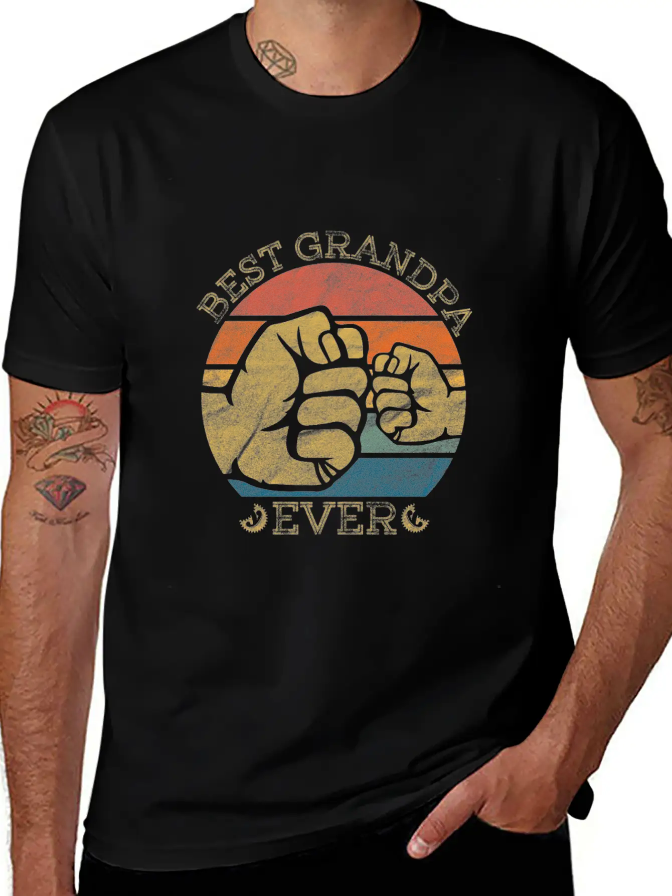Best Grandpa Stylish Everyday T-Shirt – Unisex Basic Cotton Tee
