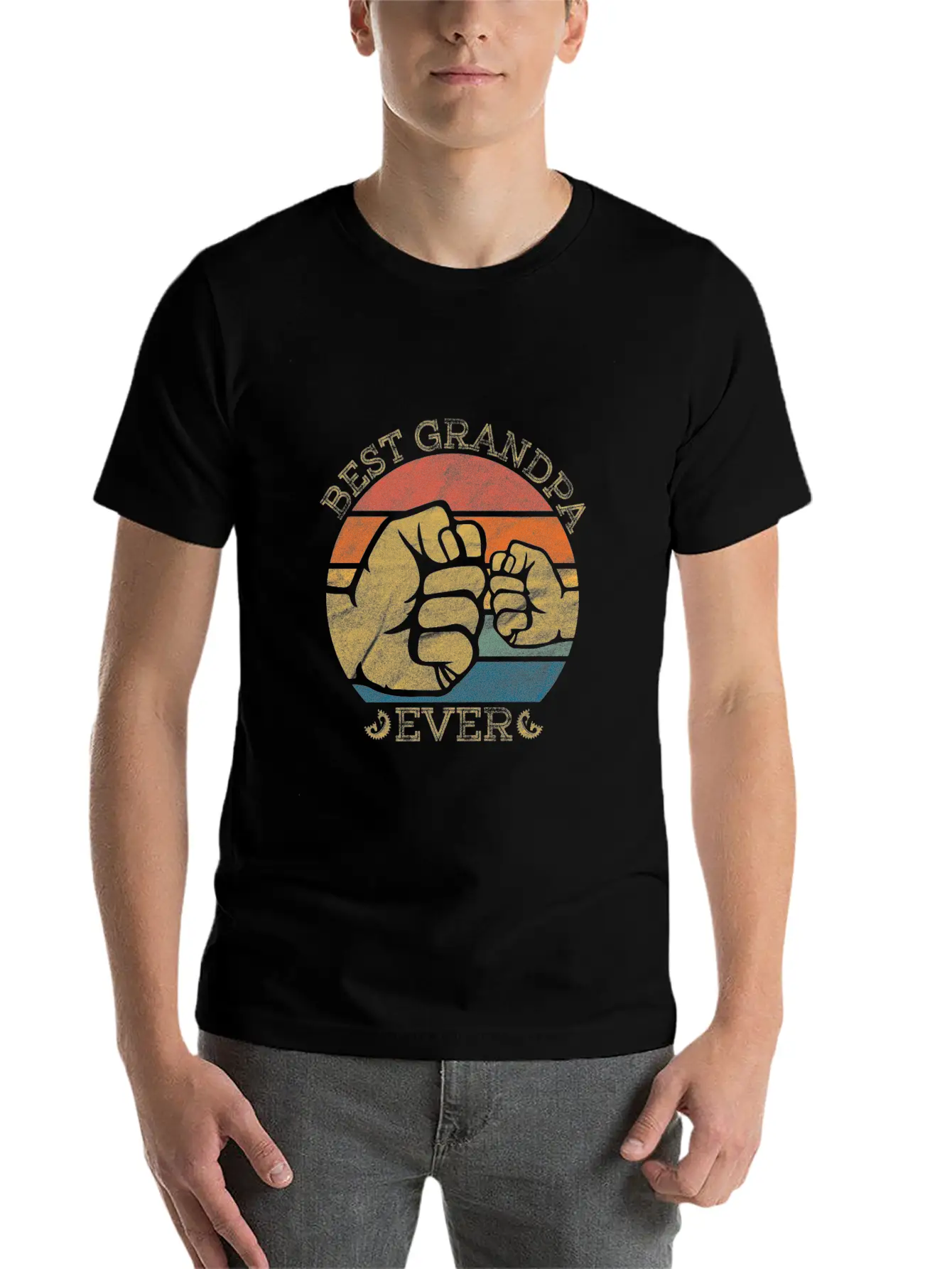 Best Grandpa Stylish Everyday T-Shirt – Unisex Basic Cotton Tee