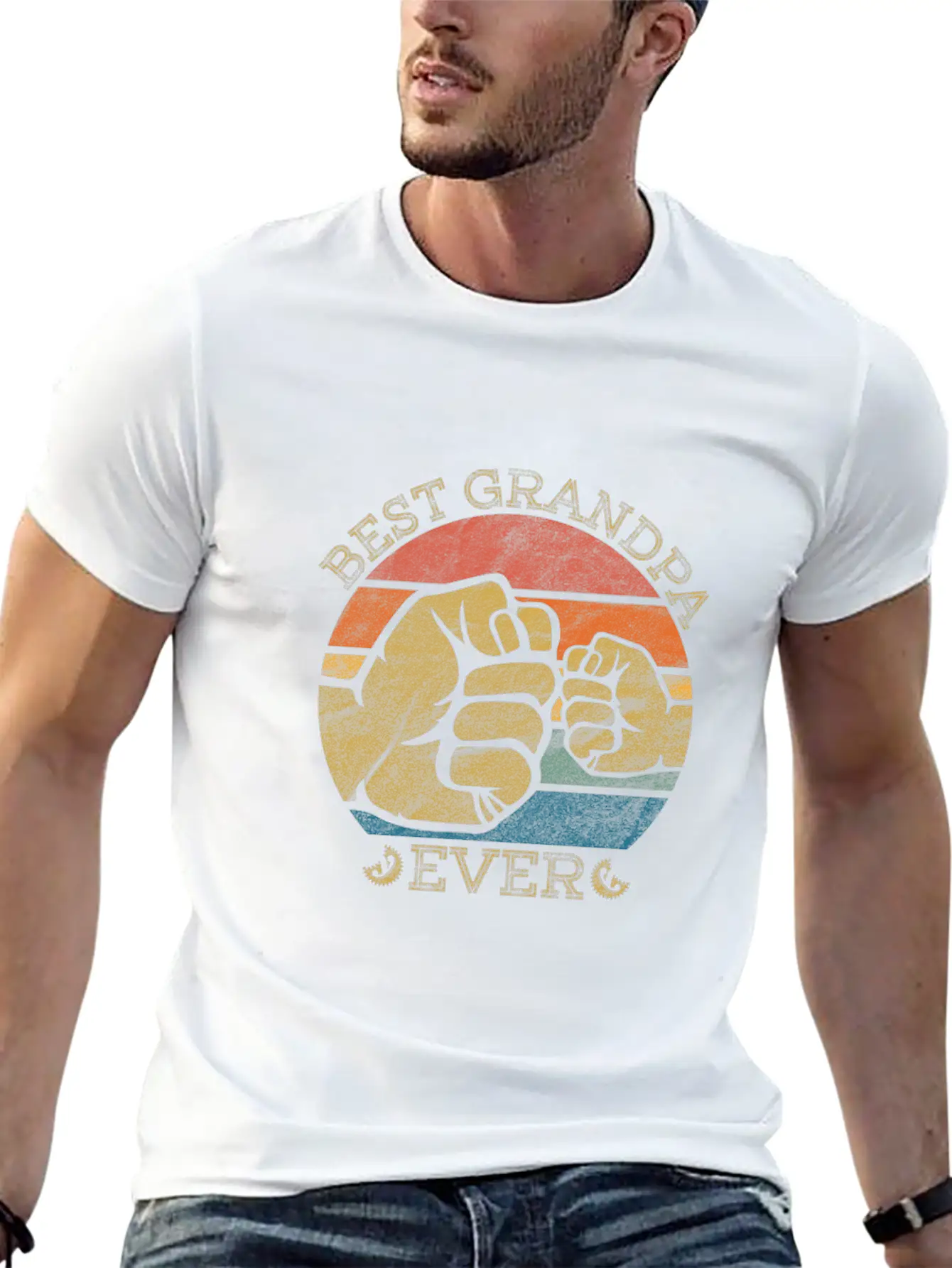Best Grandpa Stylish Everyday T-Shirt – Unisex Basic Cotton Tee