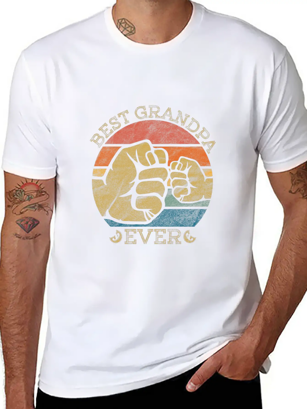 Best Grandpa Stylish Everyday T-Shirt – Unisex Basic Cotton Tee