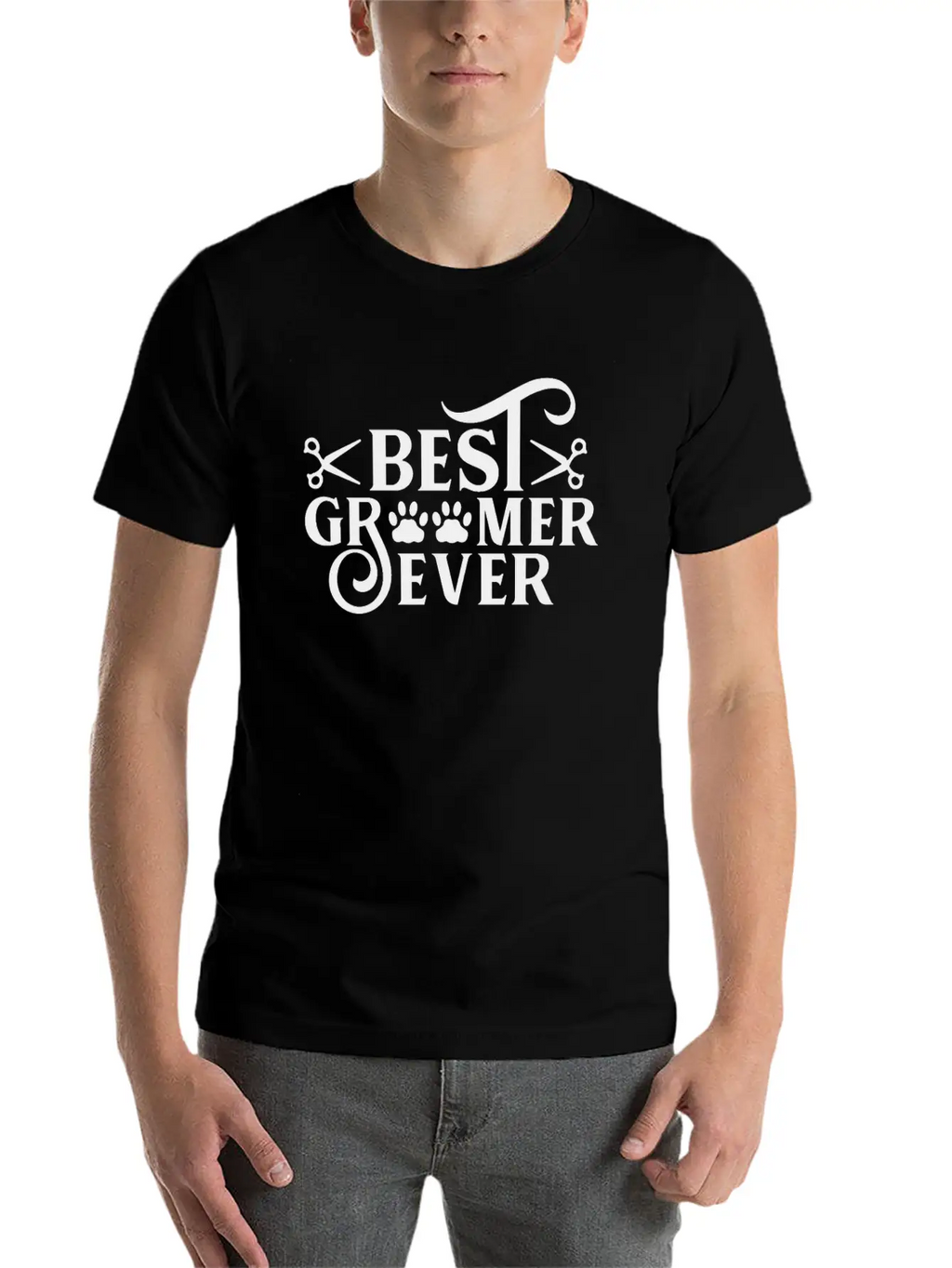 Best Groomer Ever Animal Dog Grooming Salon Stylish Everyday T-Shirt – Unisex Basic Cotton Tee