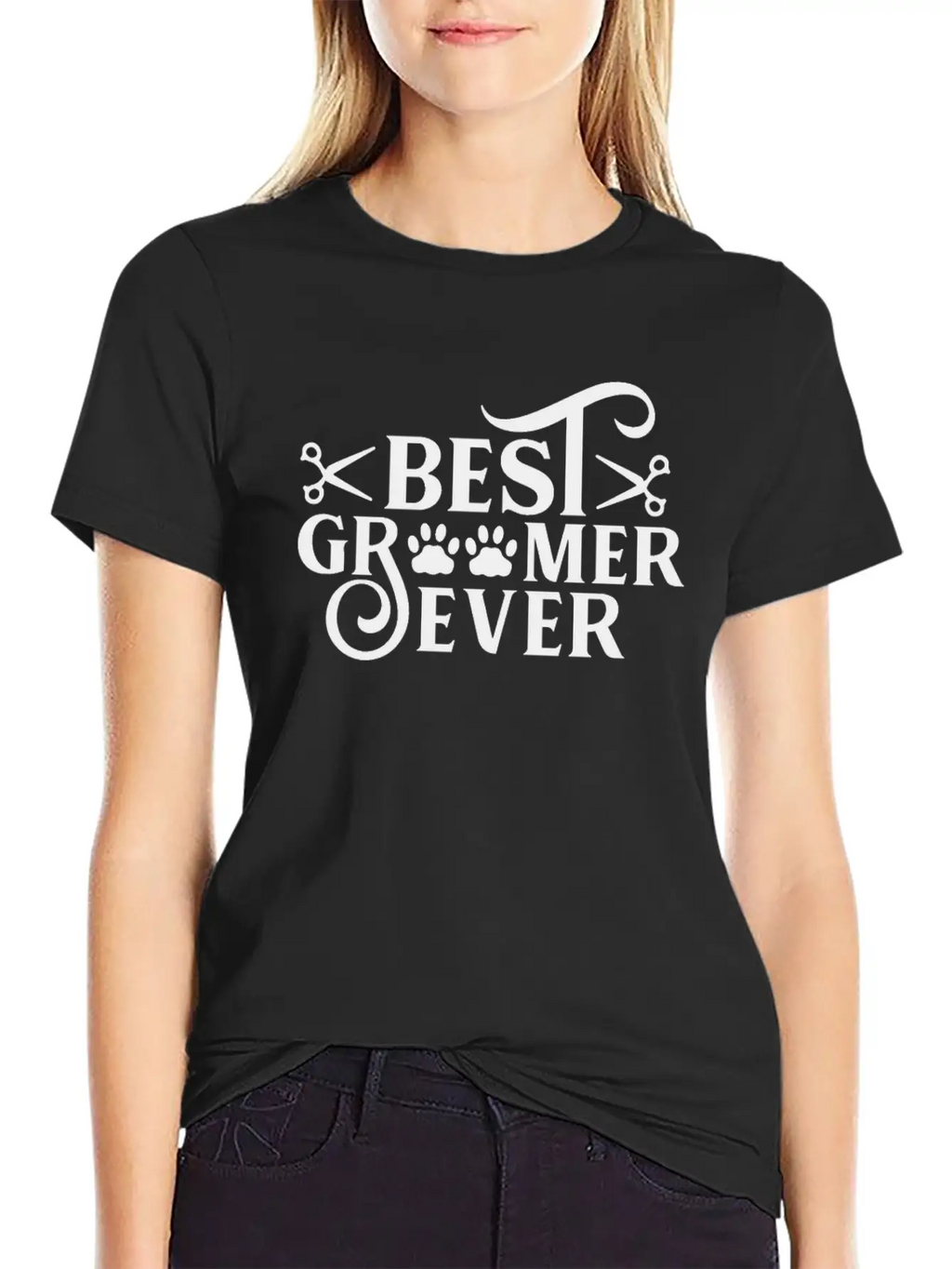 Best Groomer Ever Animal Dog Grooming Salon Stylish Everyday T-Shirt – Unisex Basic Cotton Tee