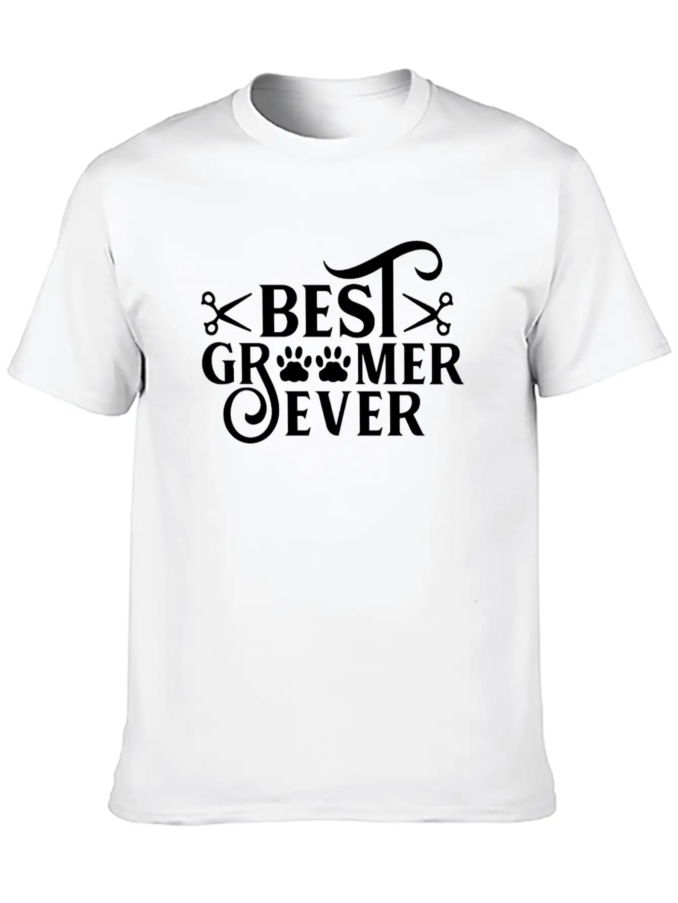 Best Groomer Ever Animal Dog Grooming Salon Stylish Everyday T-Shirt – Unisex Basic Cotton Tee