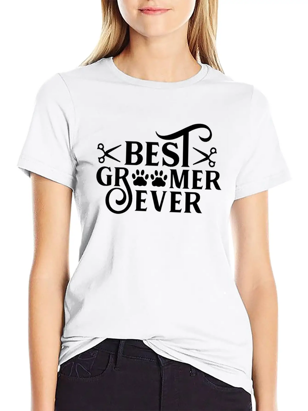 Best Groomer Ever Animal Dog Grooming Salon Stylish Everyday T-Shirt – Unisex Basic Cotton Tee