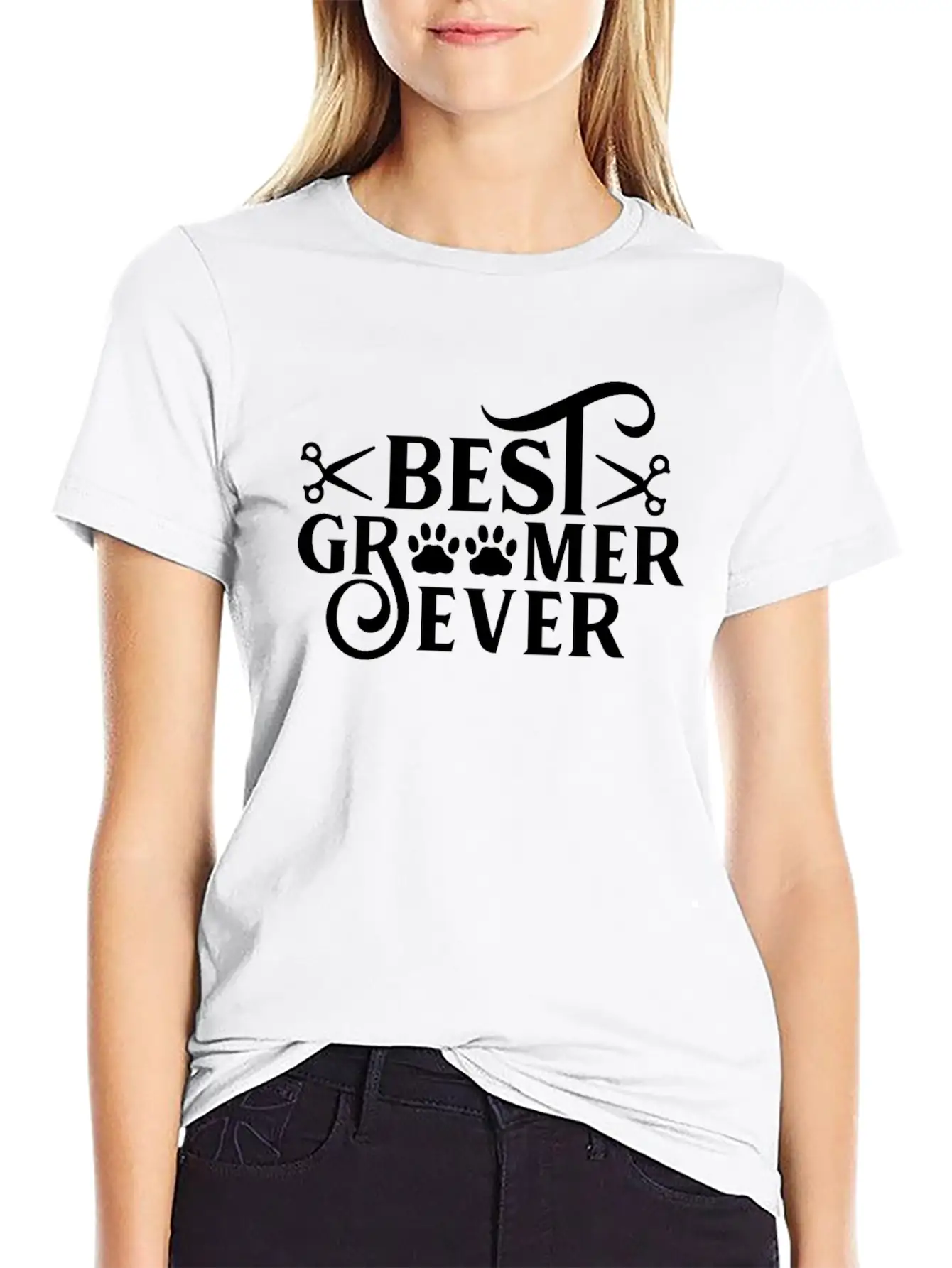 Best Groomer Ever Animal Dog Grooming Salon Stylish Everyday T-Shirt – Unisex Basic Cotton Tee