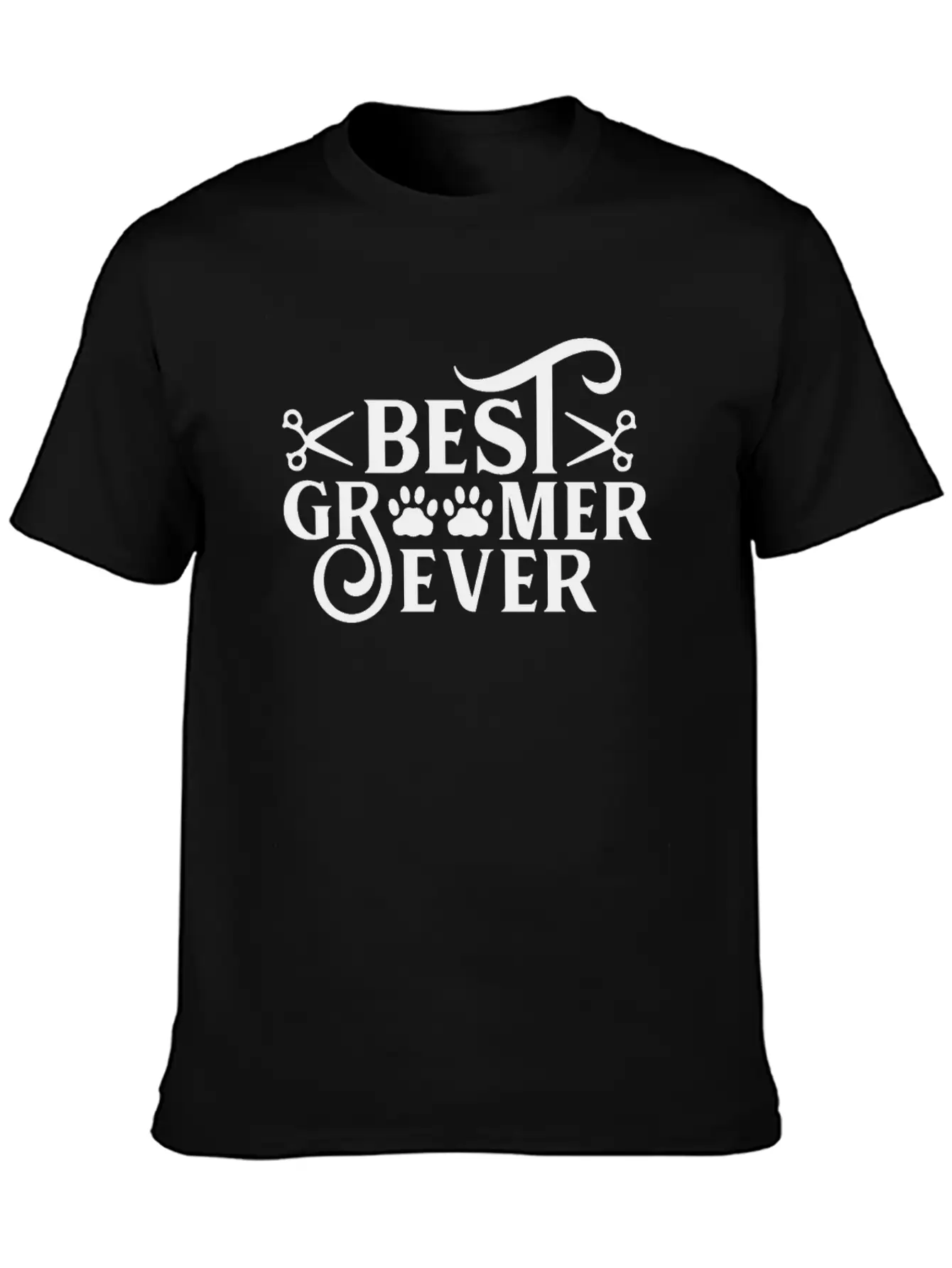 Best Groomer Ever Animal Dog Grooming Salon Stylish Everyday T-Shirt – Unisex Basic Cotton Tee