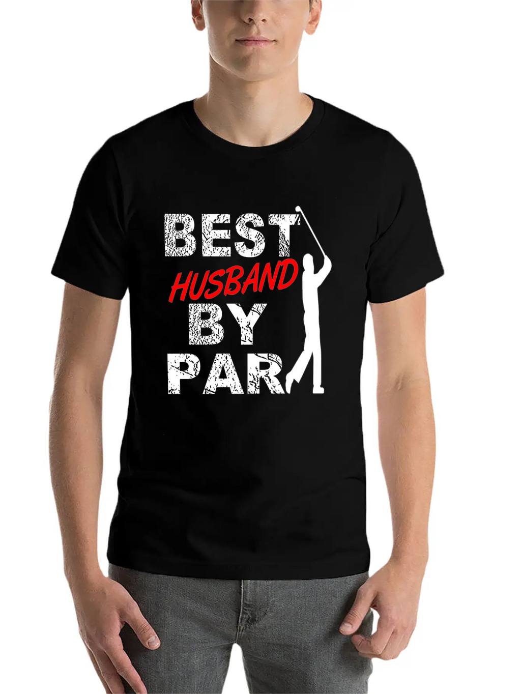 Best Husband By Par Funny Golf Gift For Golf Loving Golfers From Wife Essential Cotton Tee For Daily Outfits – Unisex Style