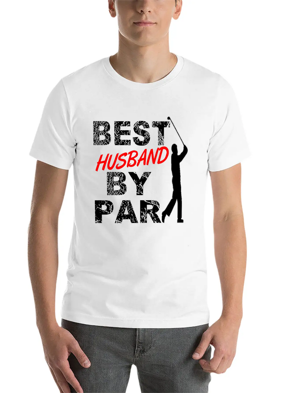 Best Husband By Par Funny Golf Gift For Golf Loving Golfers From Wife Essential Cotton Tee For Daily Outfits – Unisex Style