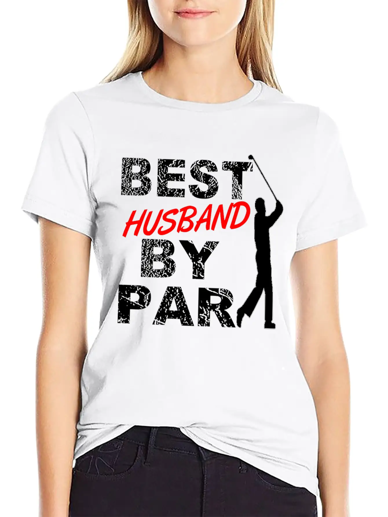 Best Husband By Par Funny Golf Gift For Golf Loving Golfers From Wife Essential Cotton Tee For Daily Outfits – Unisex Style