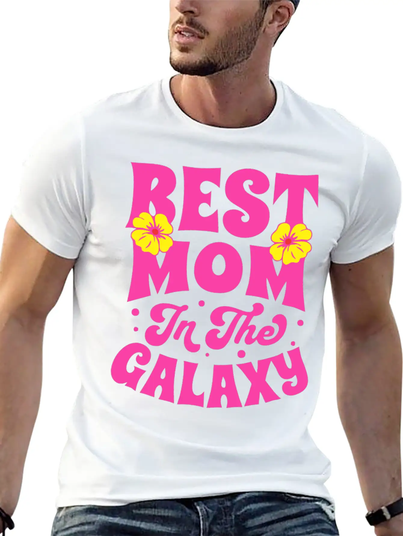 BEST MOM IN THE GALAXY Timeless Short Sleeve Tee – Comfy And Minimalist Design
