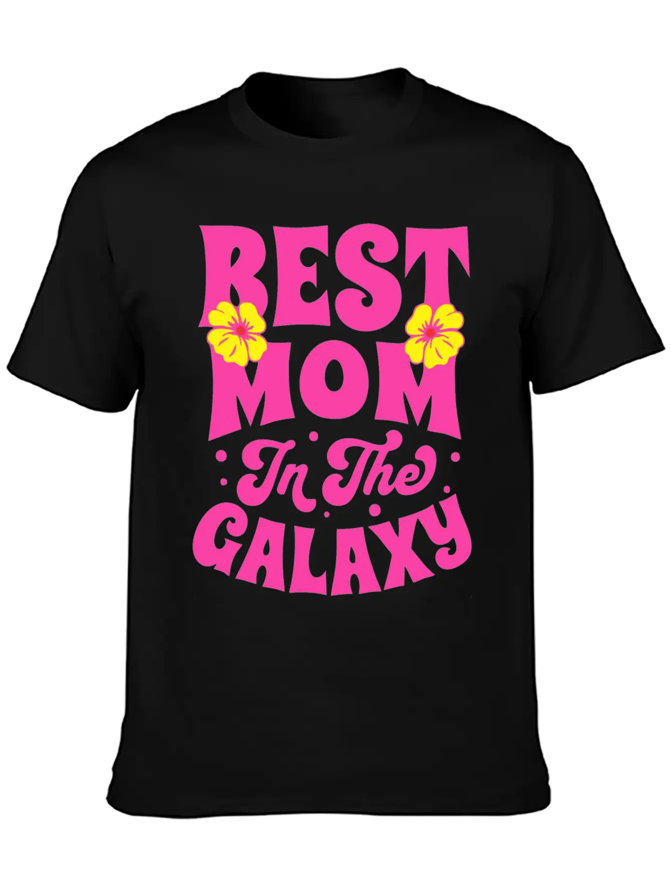 BEST MOM IN THE GALAXY Timeless Short Sleeve Tee – Comfy And Minimalist Design