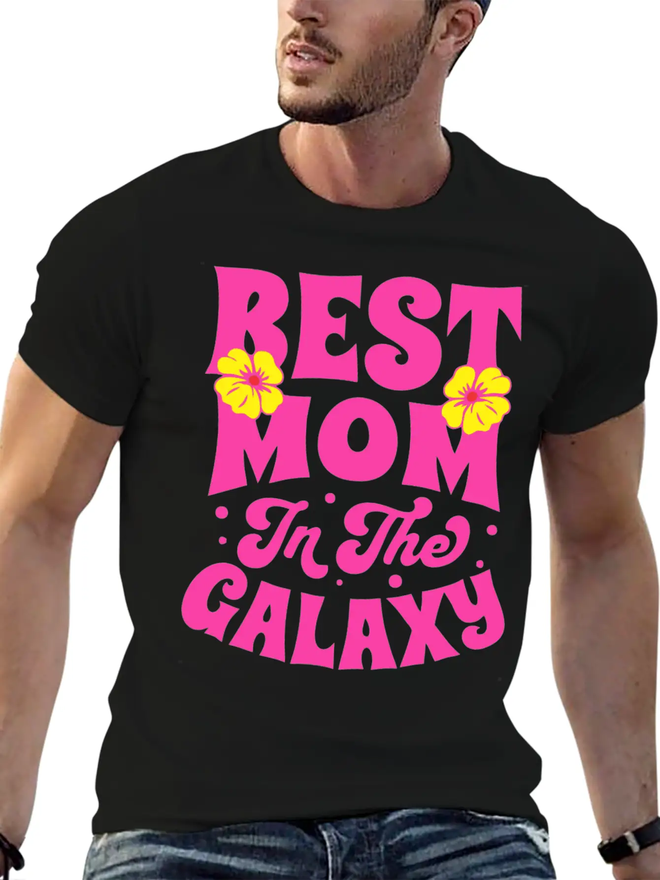 BEST MOM IN THE GALAXY Timeless Short Sleeve Tee – Comfy And Minimalist Design
