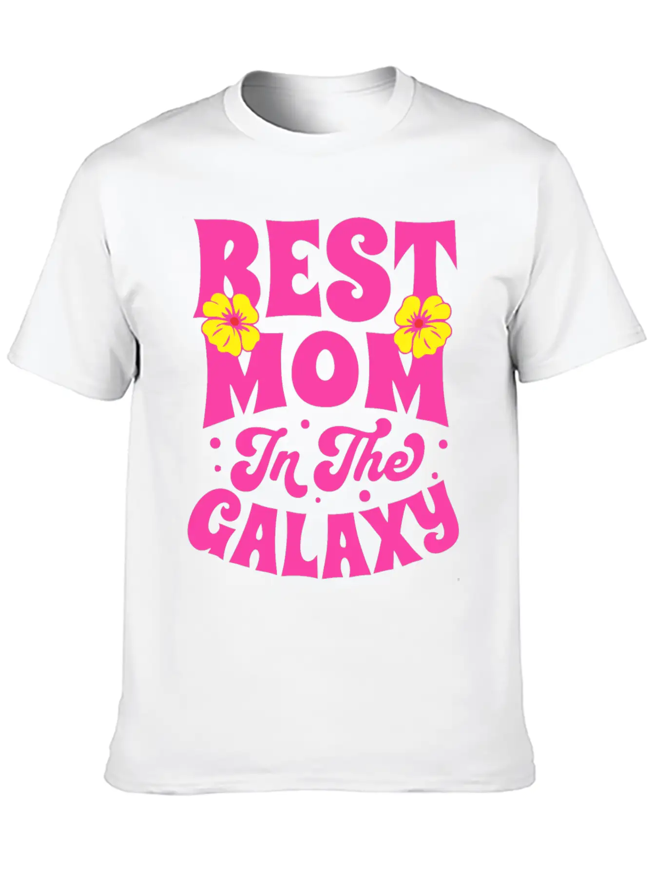 BEST MOM IN THE GALAXY Timeless Short Sleeve Tee – Comfy And Minimalist Design