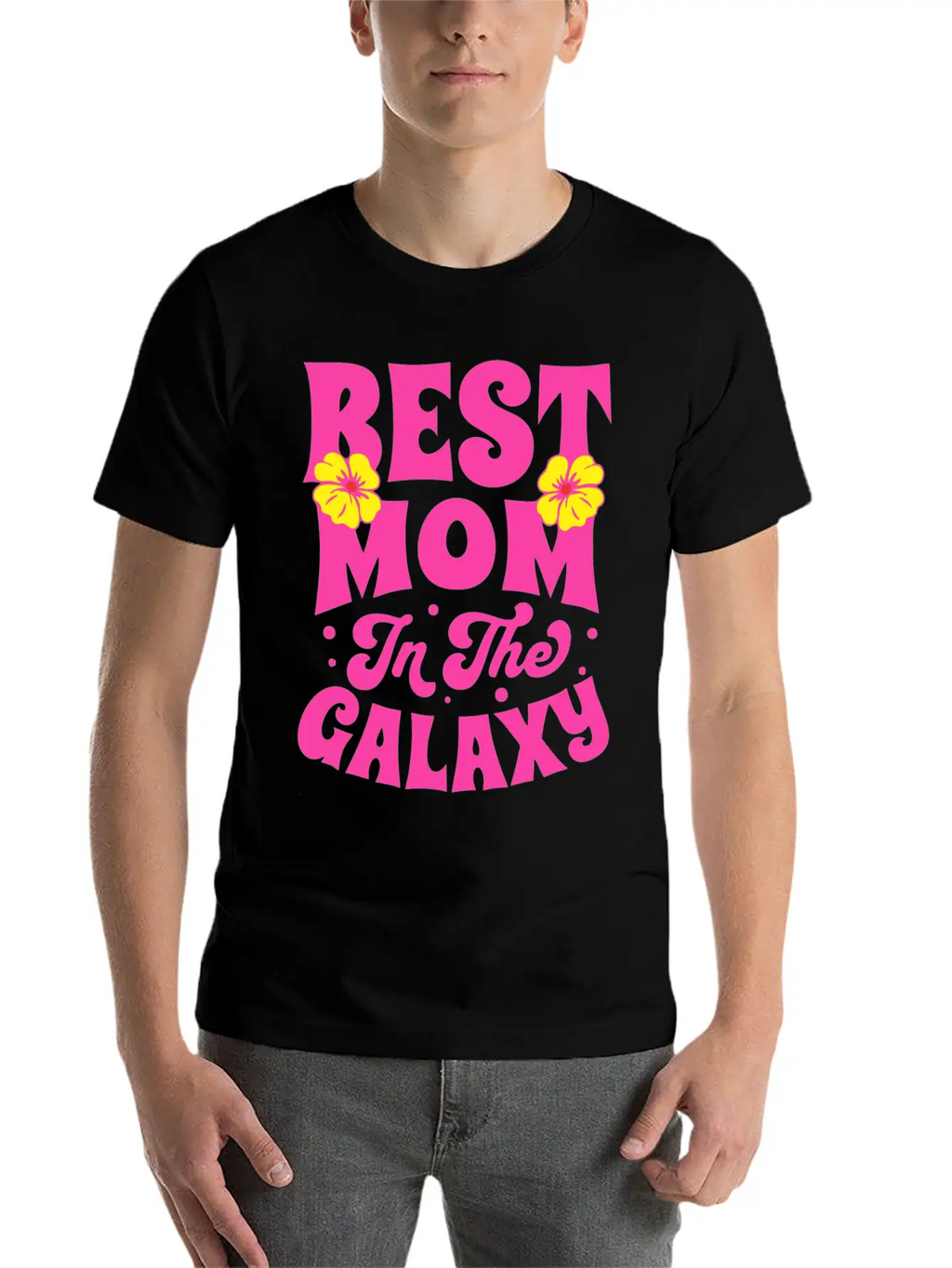 BEST MOM IN THE GALAXY Timeless Short Sleeve Tee – Comfy And Minimalist Design