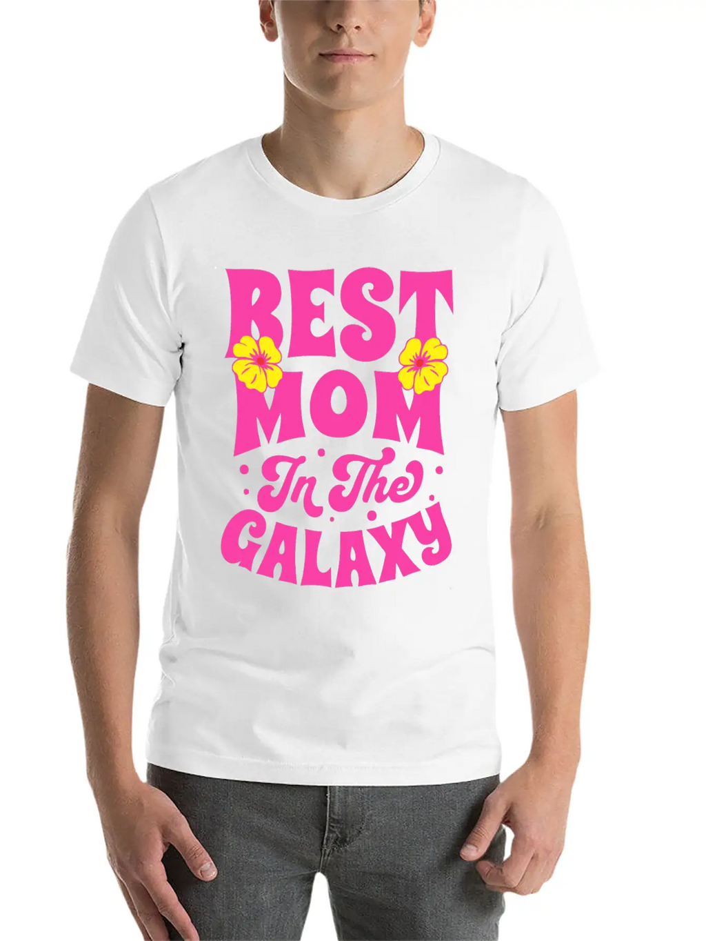 BEST MOM IN THE GALAXY Timeless Short Sleeve Tee – Comfy And Minimalist Design