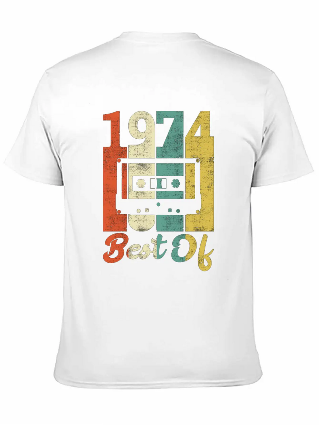 Best Of 1974 Birthday Cassette Gift Idea Basic Graphic T-Shirt – Daily Comfort In Soft Cotton