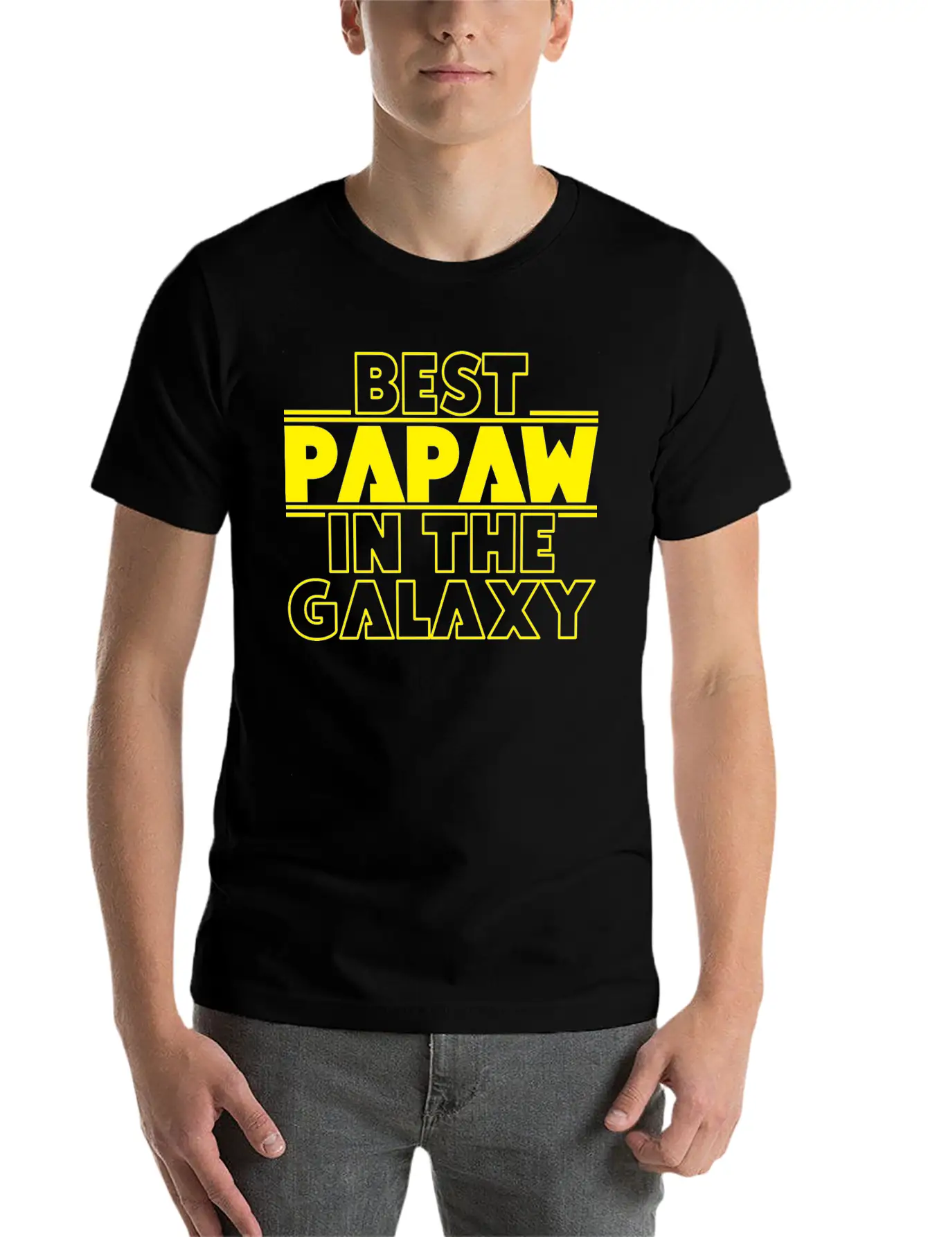 Best Papaw In The Galaxy Timeless Short Sleeve Tee – Comfy And Minimalist Design