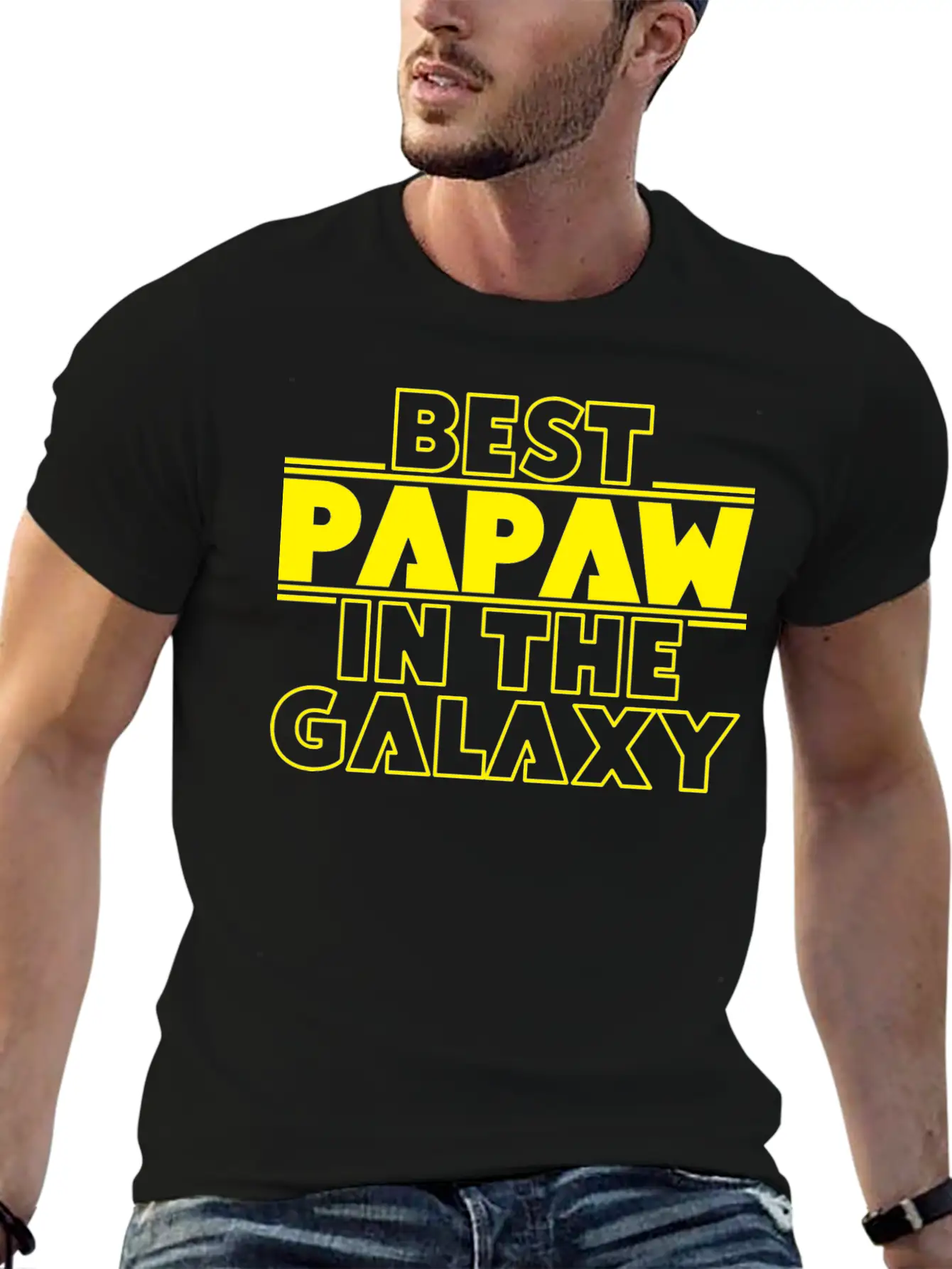 Best Papaw In The Galaxy Timeless Short Sleeve Tee – Comfy And Minimalist Design