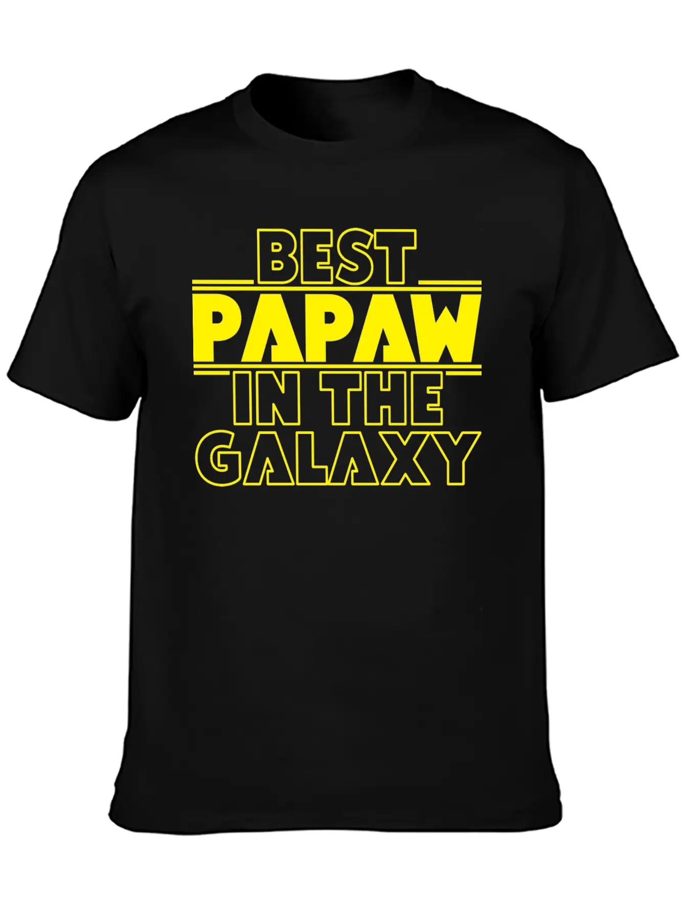 Best Papaw In The Galaxy Timeless Short Sleeve Tee – Comfy And Minimalist Design