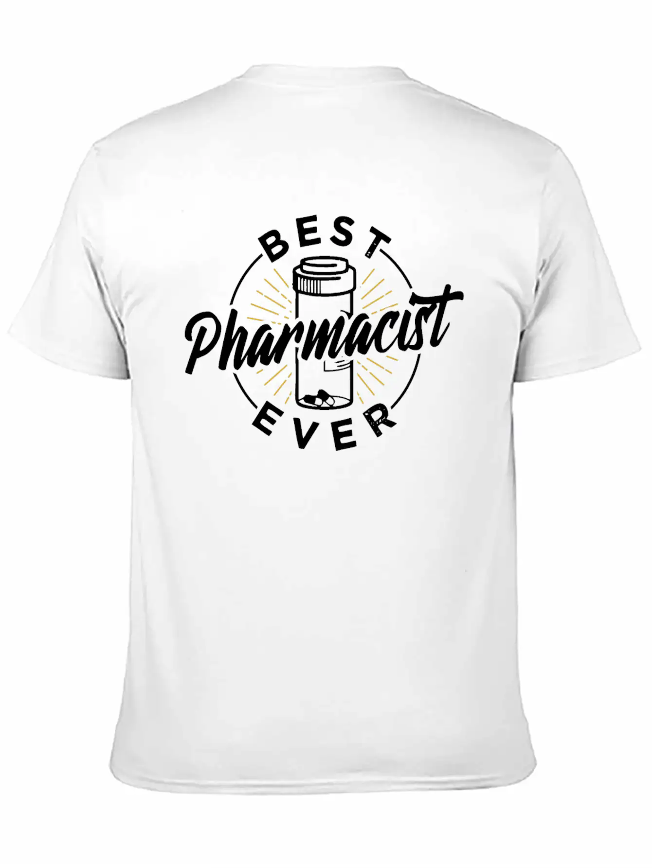 Best Pharmacist Ever Pharmacy Job Apothecary Relaxed Everyday Tee – Lightweight And Durable Cotton