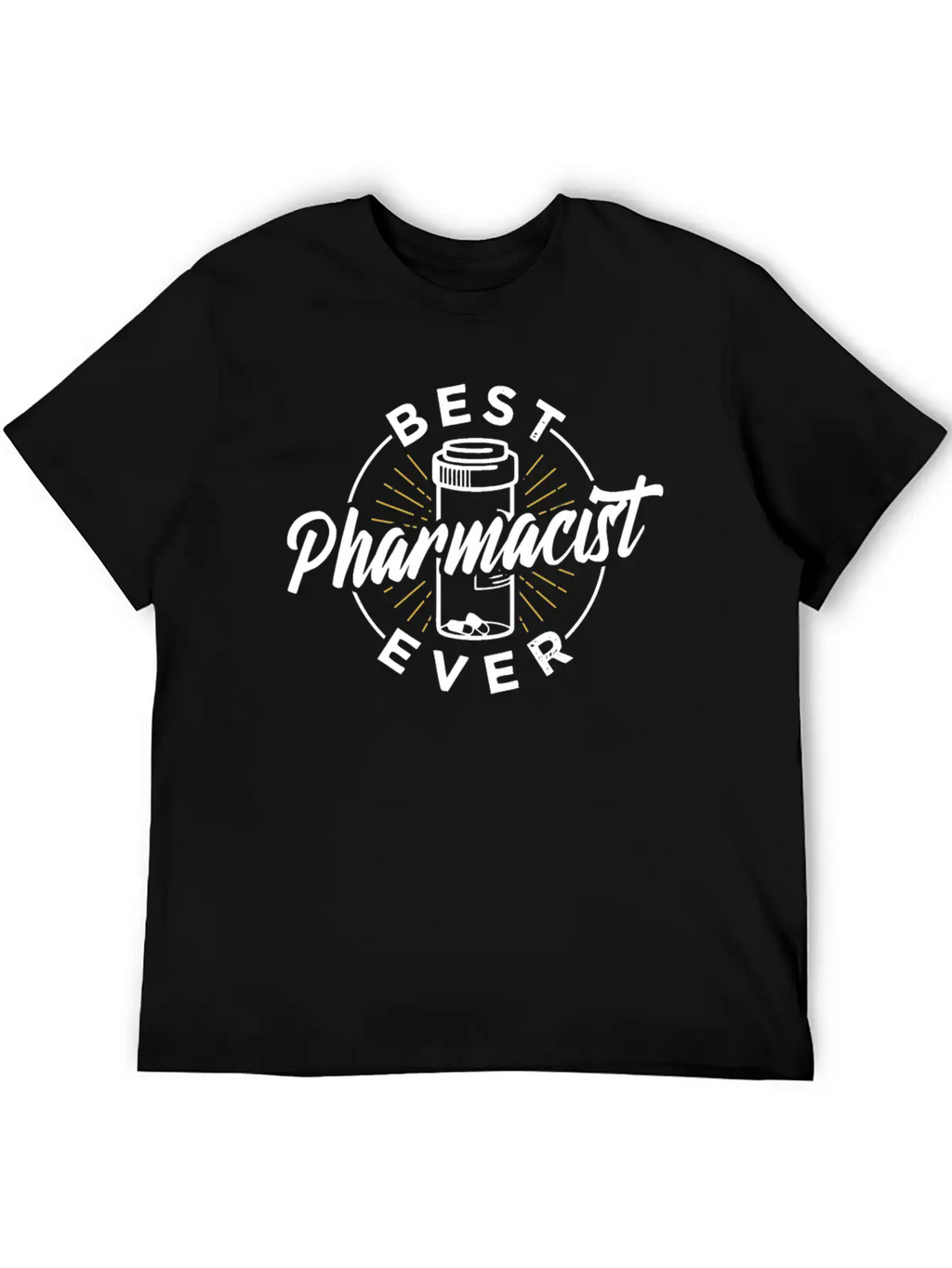 Best Pharmacist Ever Pharmacy Job Apothecary Relaxed Everyday Tee – Lightweight And Durable Cotton