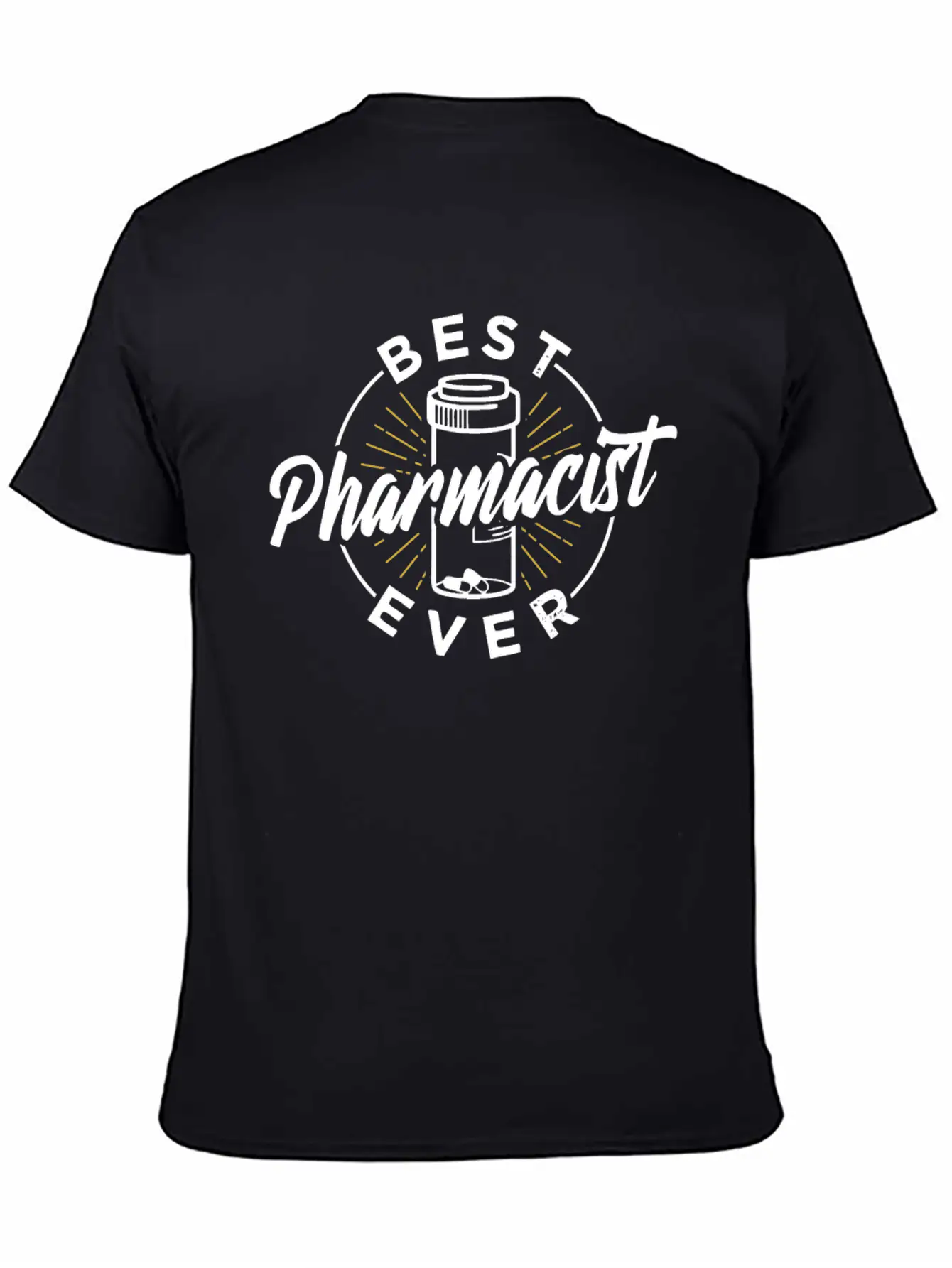 Best Pharmacist Ever Pharmacy Job Apothecary Relaxed Everyday Tee – Lightweight And Durable Cotton