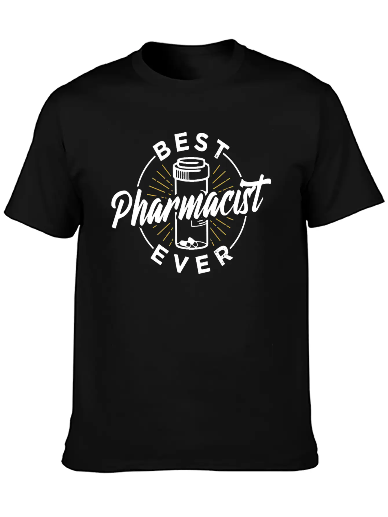 Best Pharmacist Ever Pharmacy Job Apothecary Relaxed Everyday Tee – Lightweight And Durable Cotton