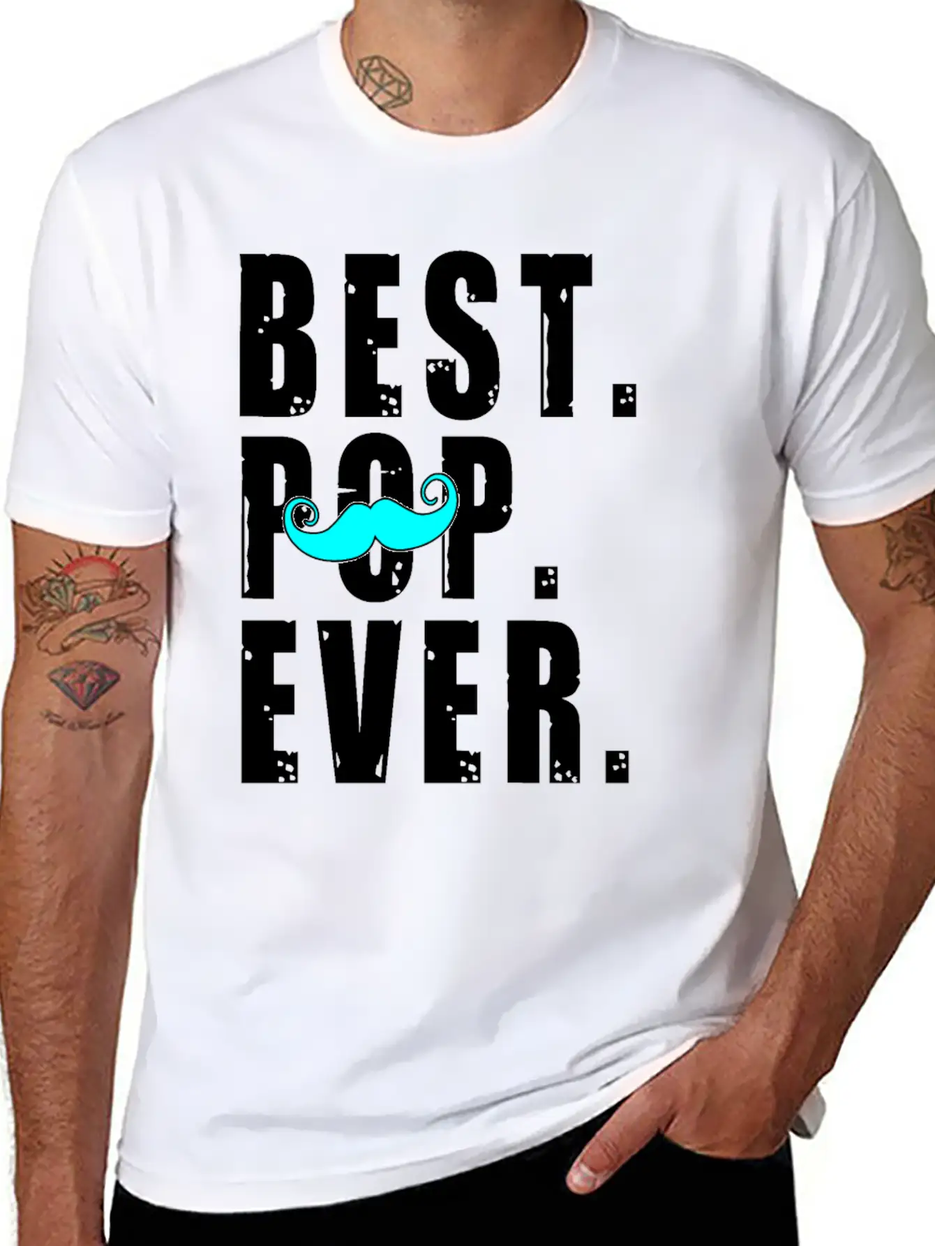 BEST POP EVER Fathers Day Gift - Pop Shirt Unisex Casual T-Shirt – Clean Design For Daily Comfort
